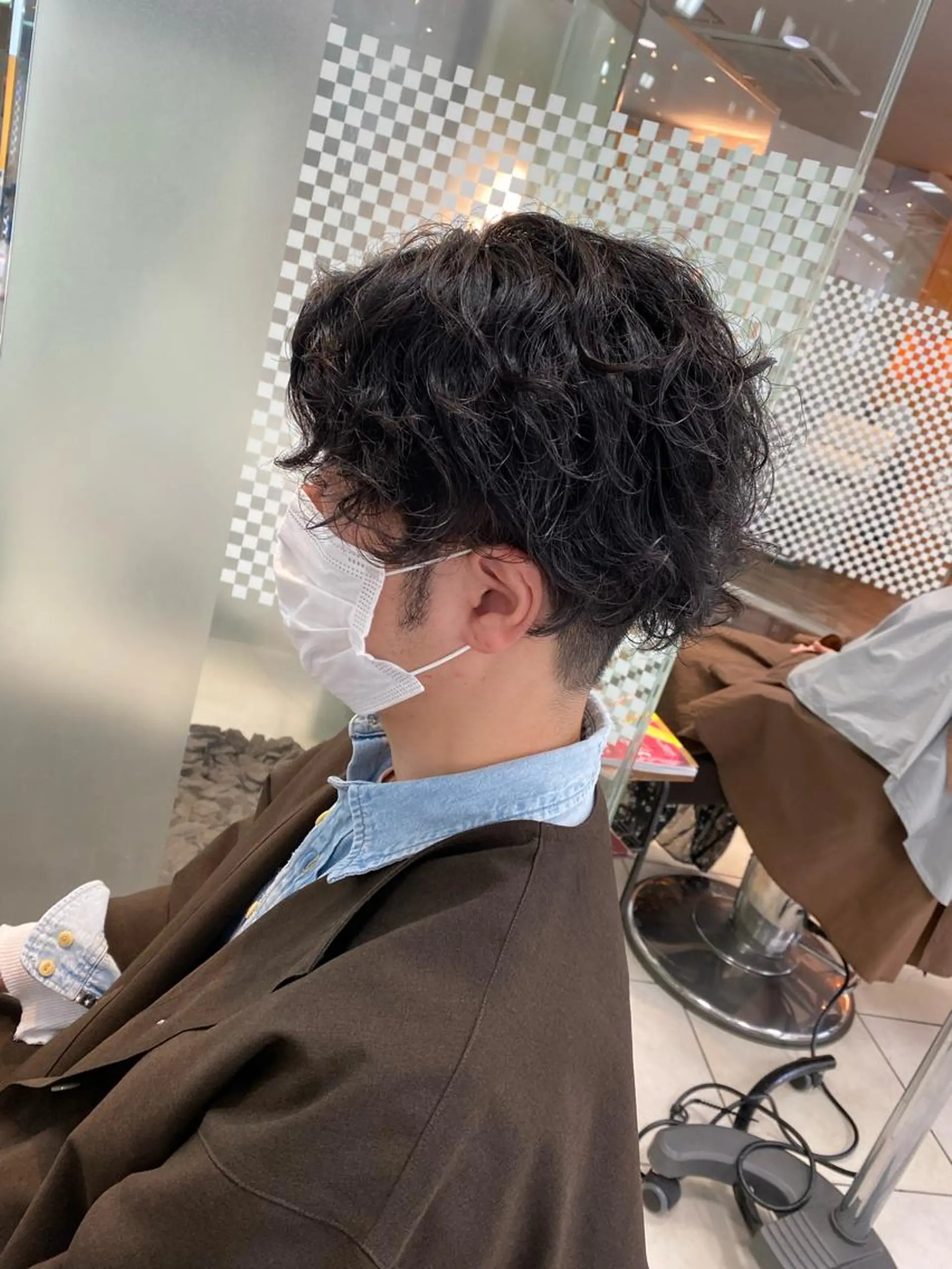 メンズ カット パーマ トリートメント 【髪質改善◎】 佐瀬翔のヘアスタイル