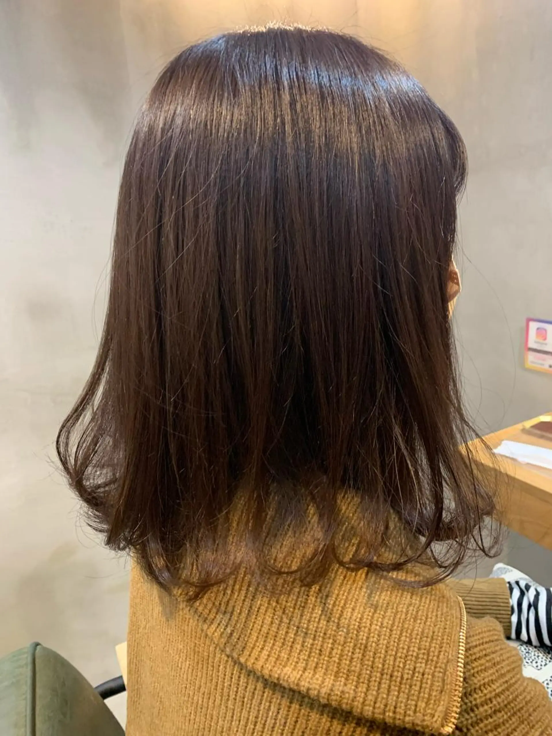 ミディアム 切りっぱなしボブ パープルカラー ボブ ルラブランシェ所属・🫧美髪カラー🫧 MANAMIのヘアスタイル