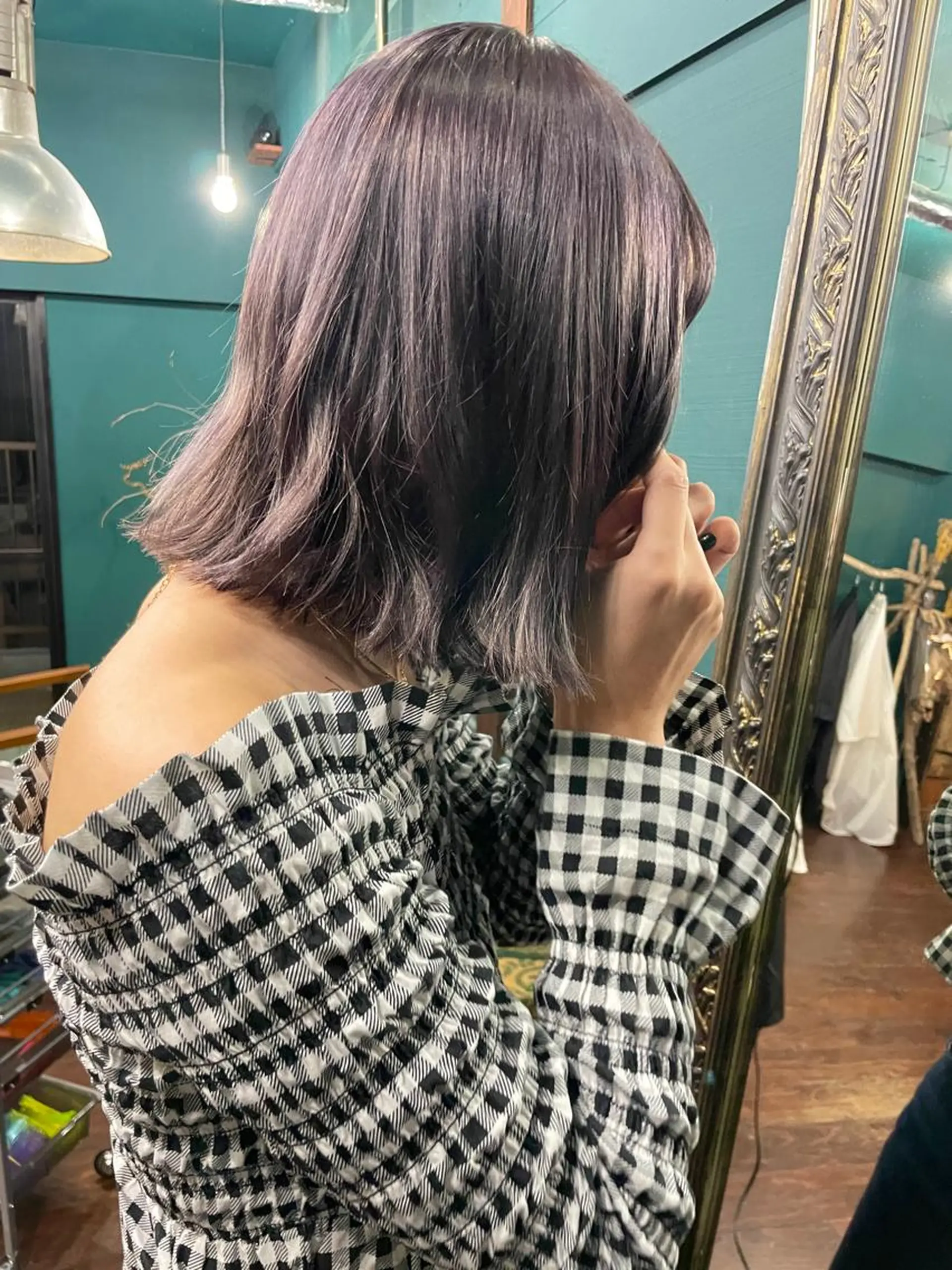 ミディアム カット ヘアカラー トリートメント vivre libre所属・vivre libreのヘアスタイル