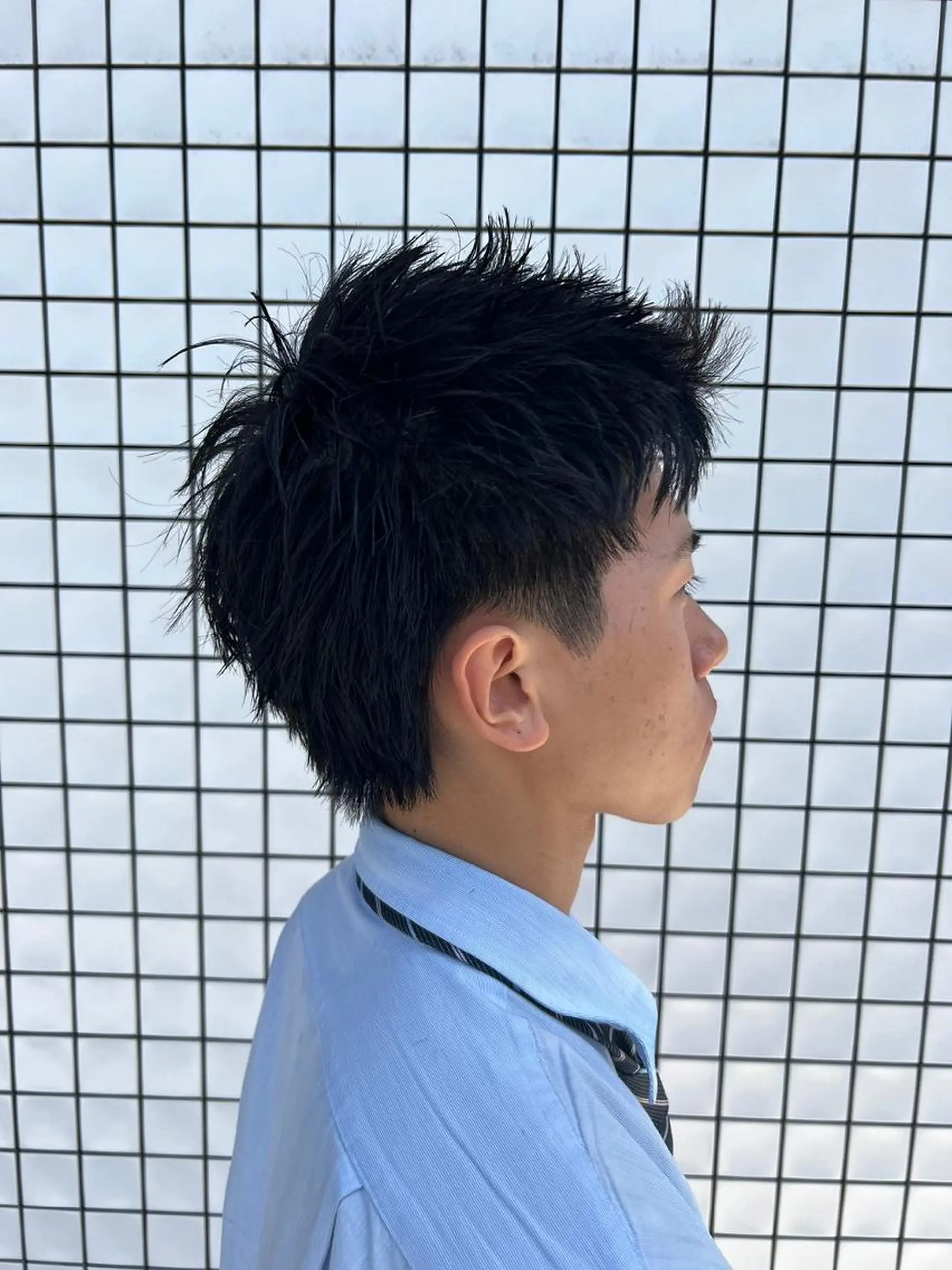 カラー メンズ パーマ フェードカット メンズパーマ ツーブロック 髪質改善 ✨メンズカット海老名 No.1/上田琉翔✨のヘアスタイル