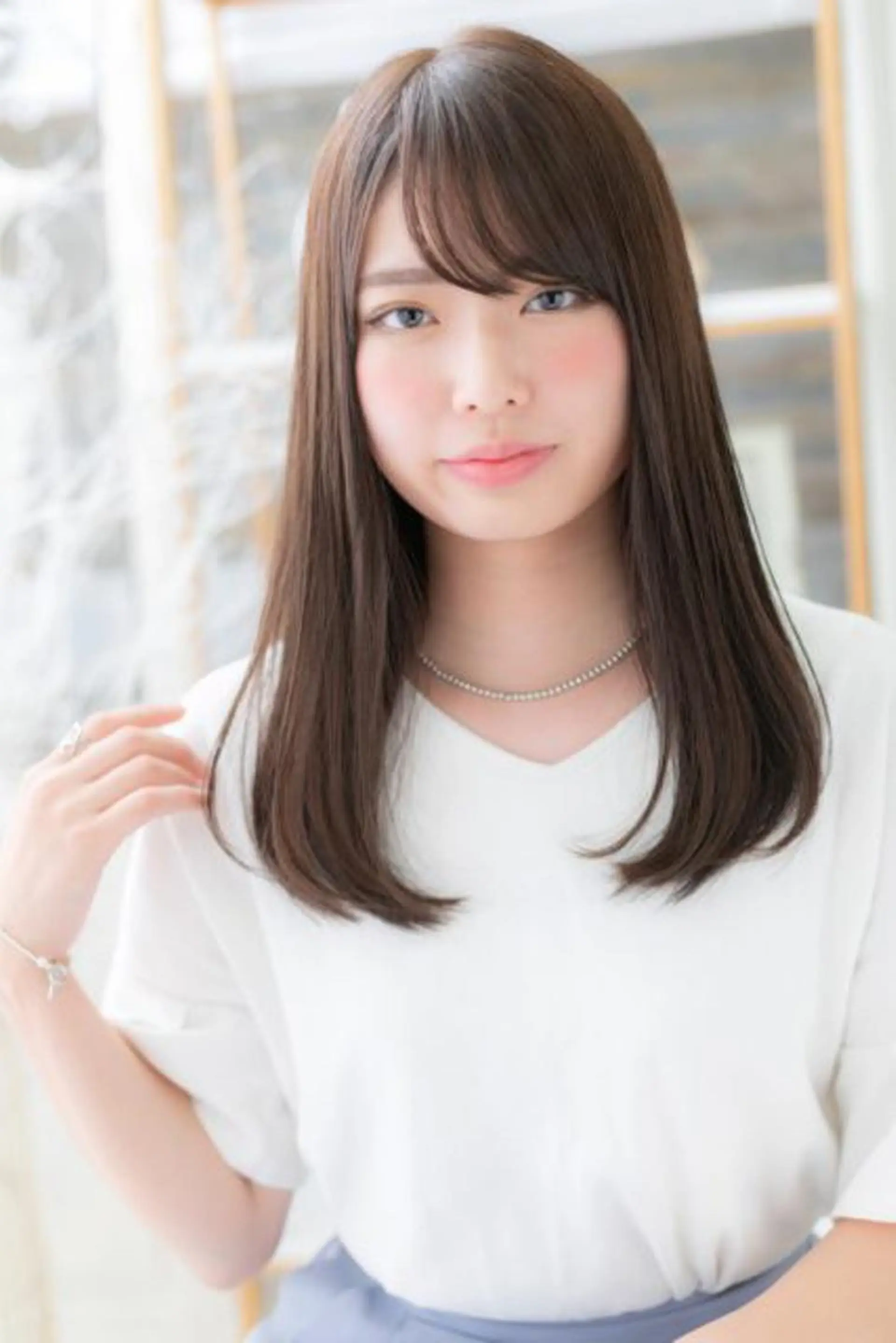 セミロング カラー パーマ COVER HAIR bliss 大宮店所属・出川 宙☘️のヘアスタイル