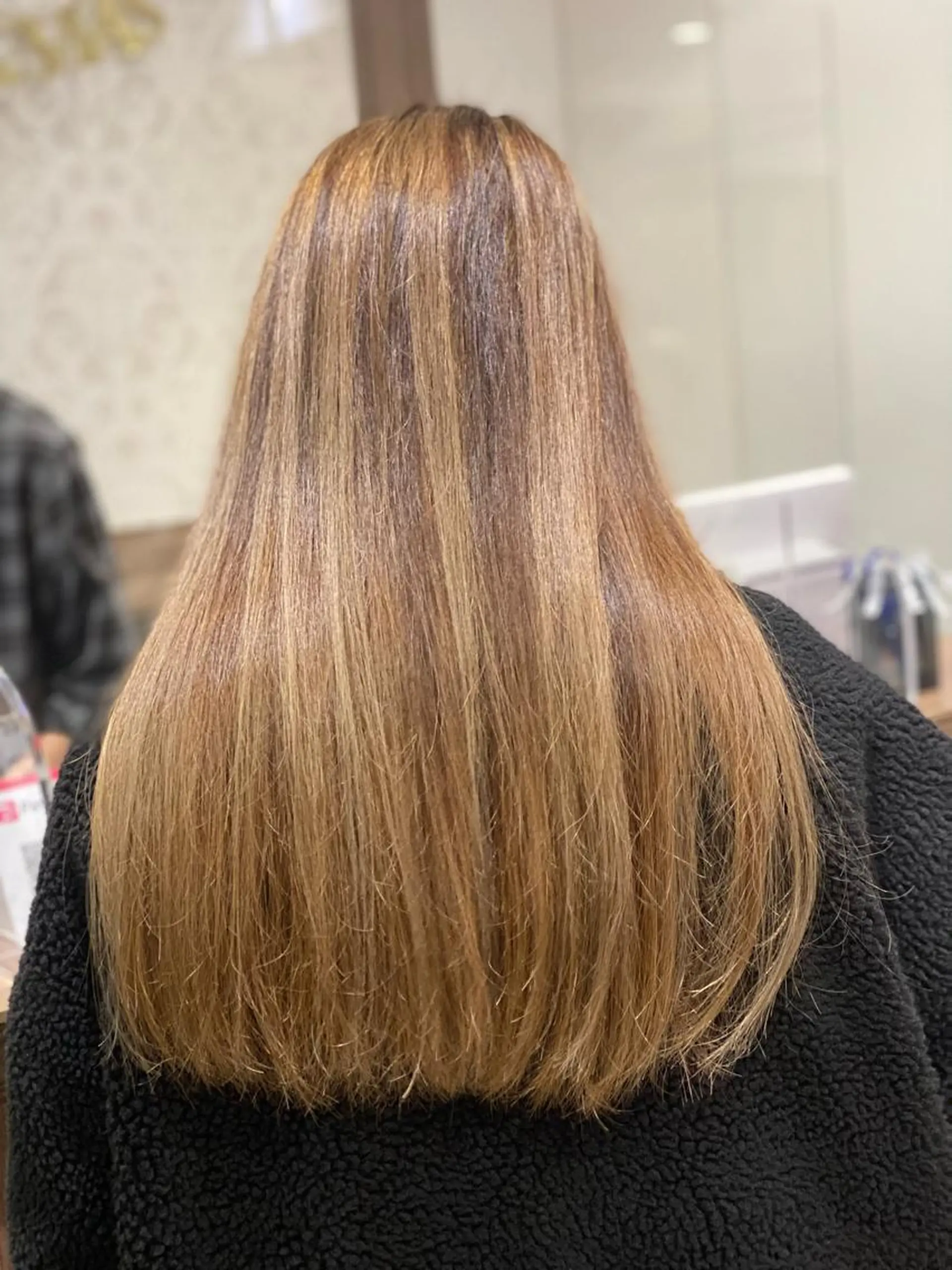 ロング カラー ハイライトカラー ハイライト ヘアカラー トリートメント 💎大人ハイライト 💎上杉一也💎のヘアスタイル