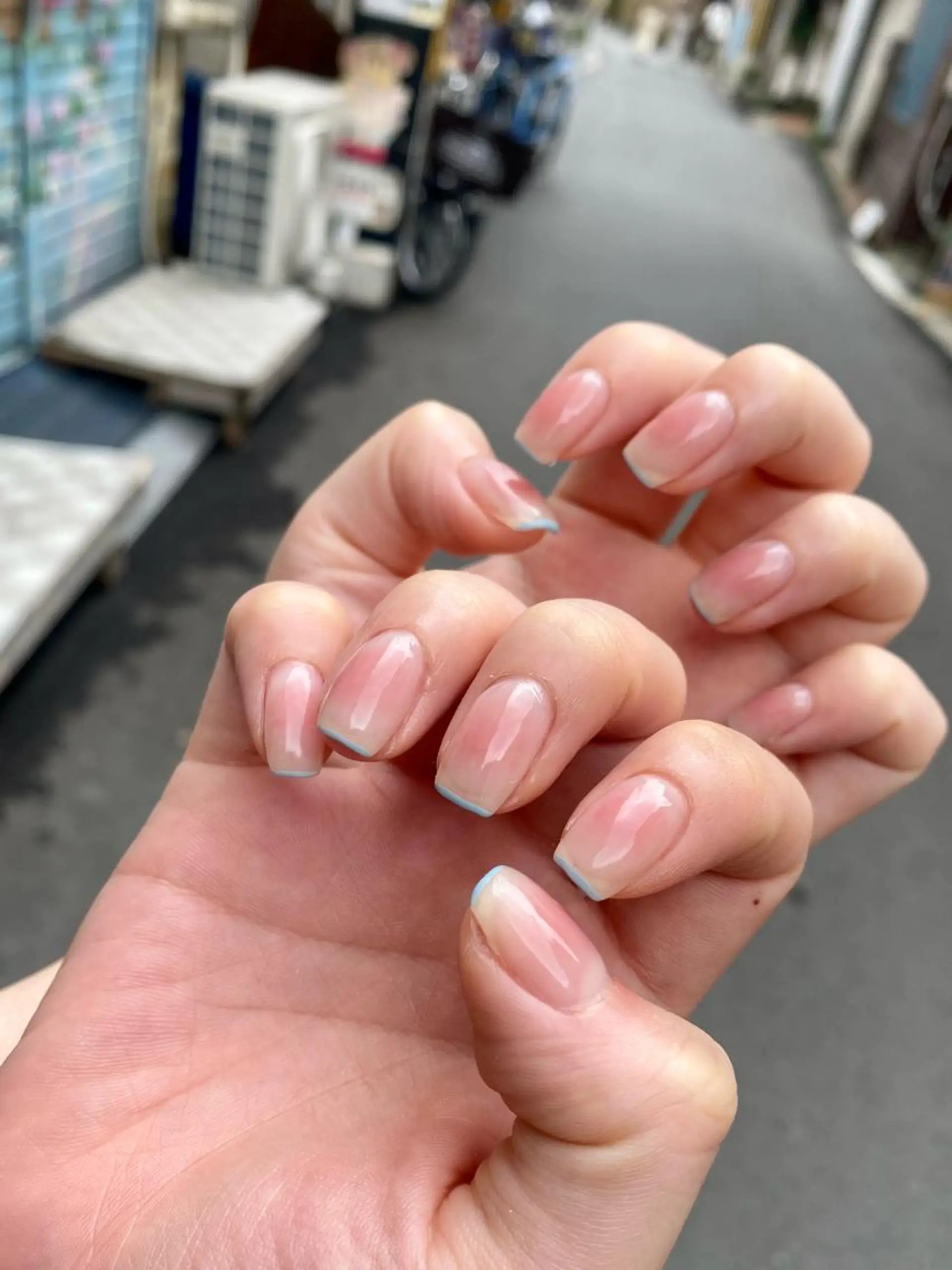 ネイル ハンドネイル フットネイル ゆびノさき茨木店 ニュアンス/アートのネイルデザイン