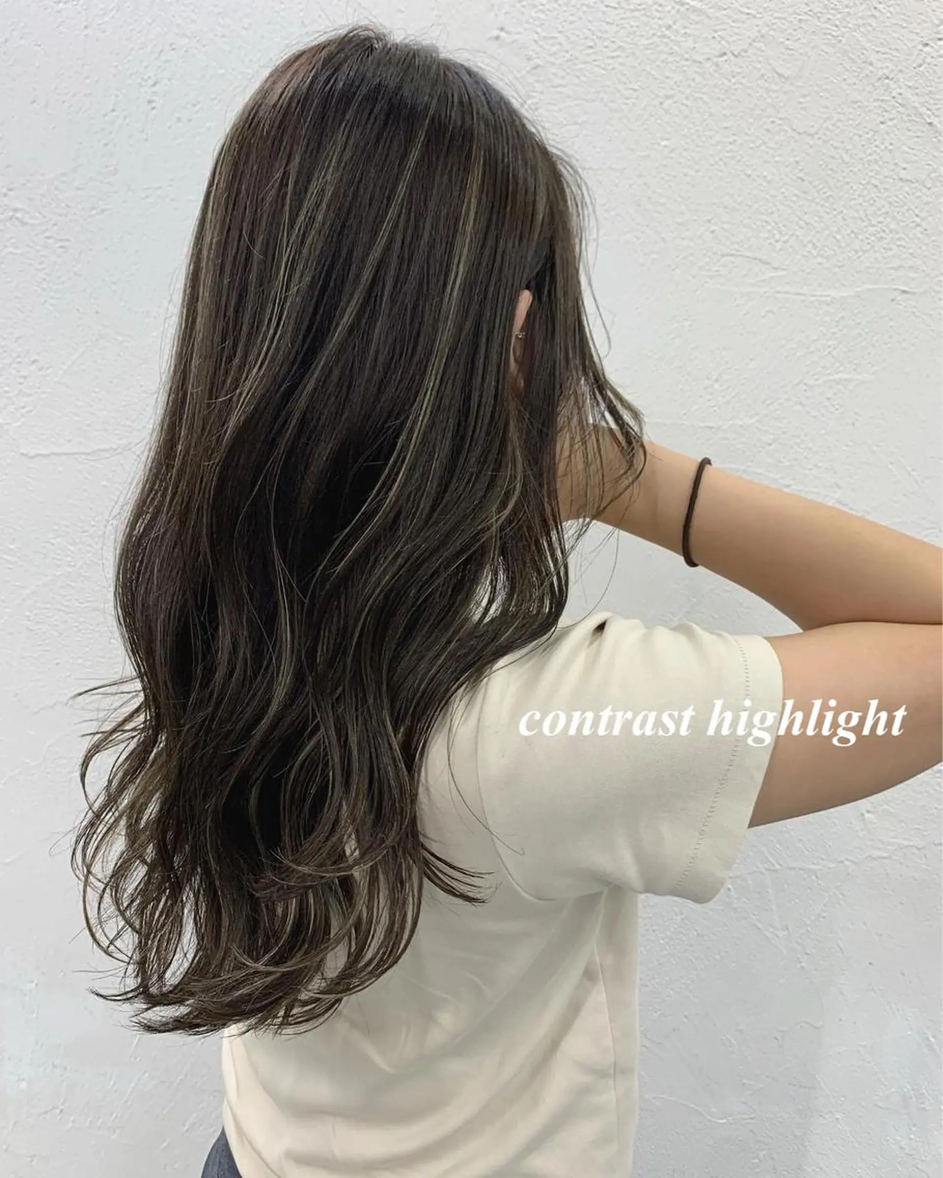 ロング カラー ベージュカラー ハイライトカラー ハイライト カット ヘアカラー トリートメント ☀️東京→岡崎☀️ ハイライト青山彪雅のヘアスタイル