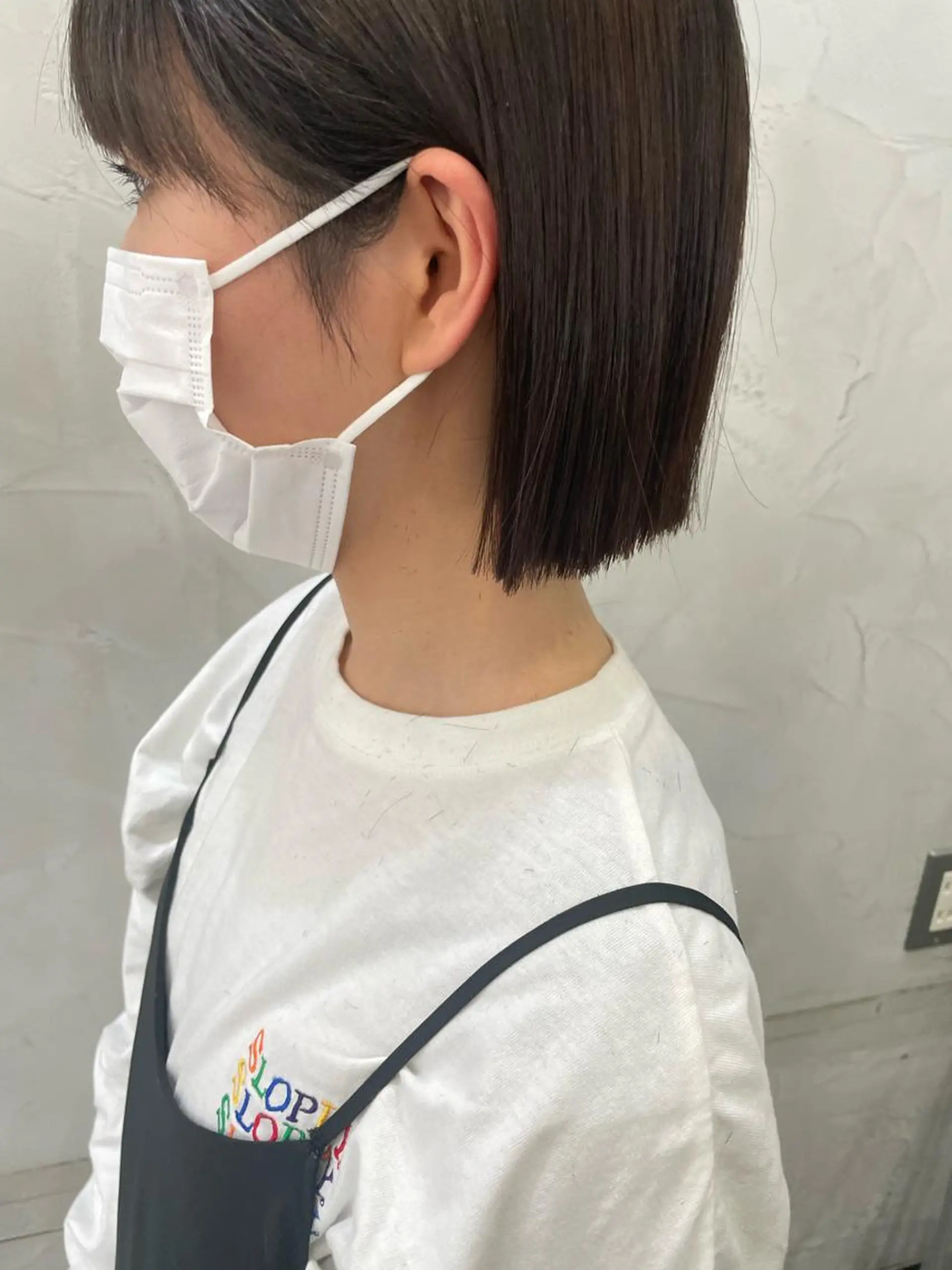 ショート ボブ カット fudge所属・MaisonHALU 松浦光咲のヘアスタイル