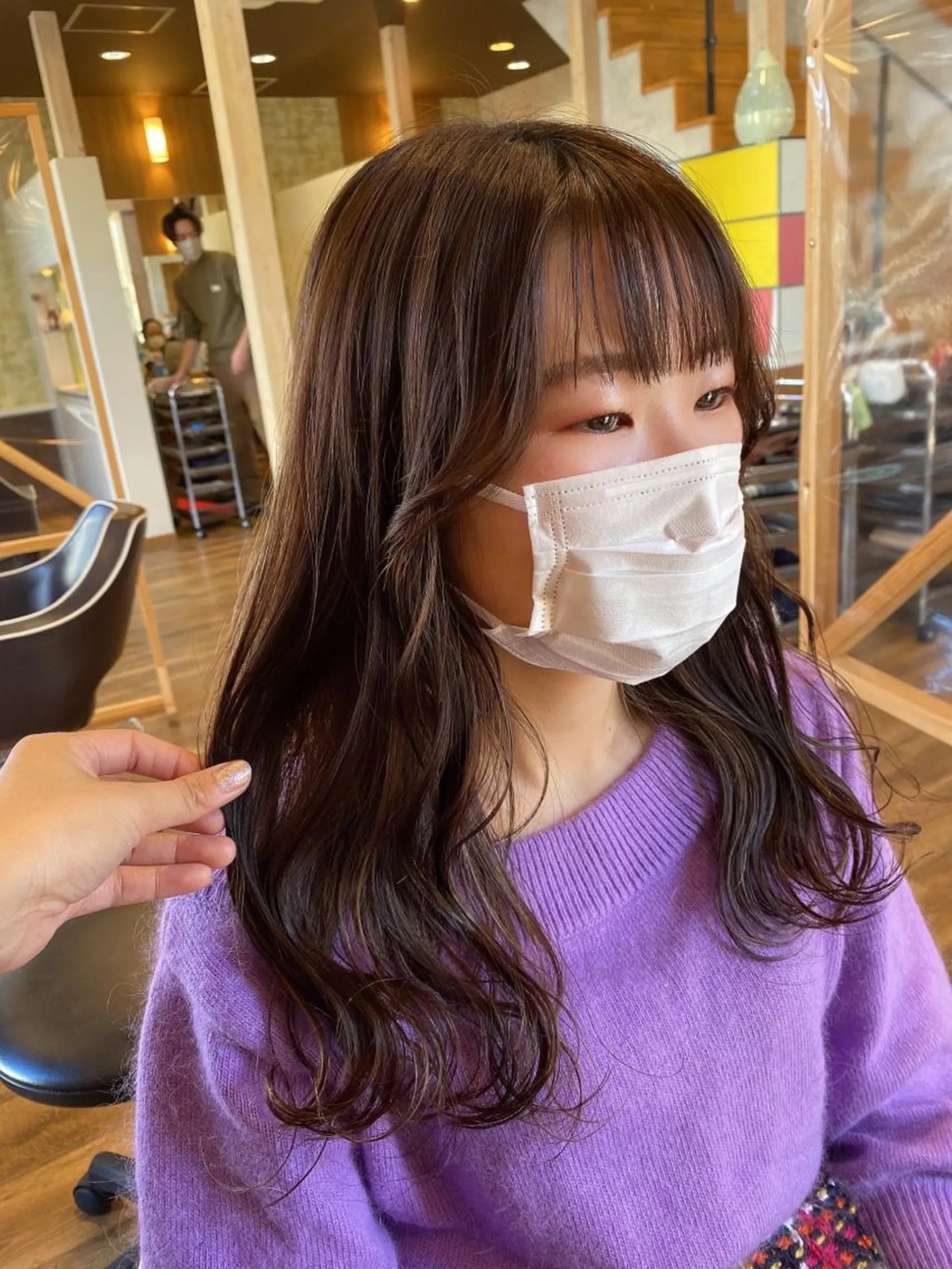 ロング ヘアアレンジ 顔周りカット 🌻井上 マリー🌻のヘアスタイル
