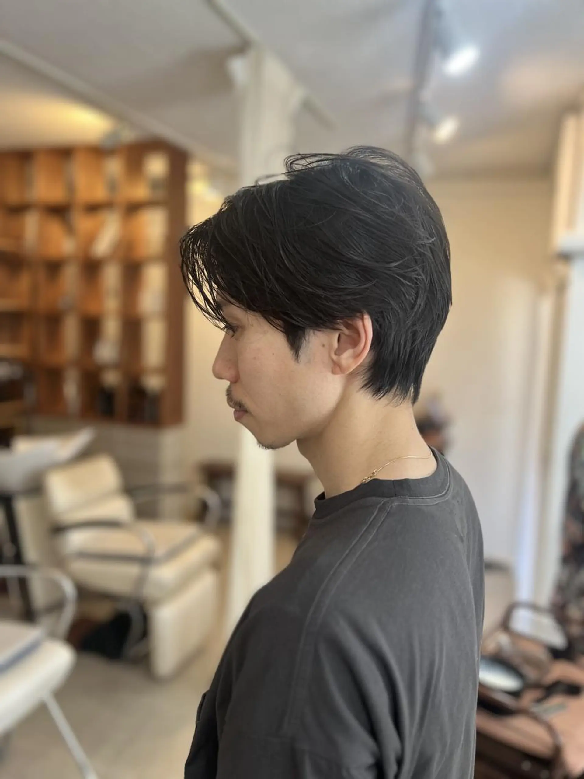 ミディアム 似合わせカット カット パーマ メンズ/梅田茶屋町/ SCALE/尾瀬和也のヘアスタイル