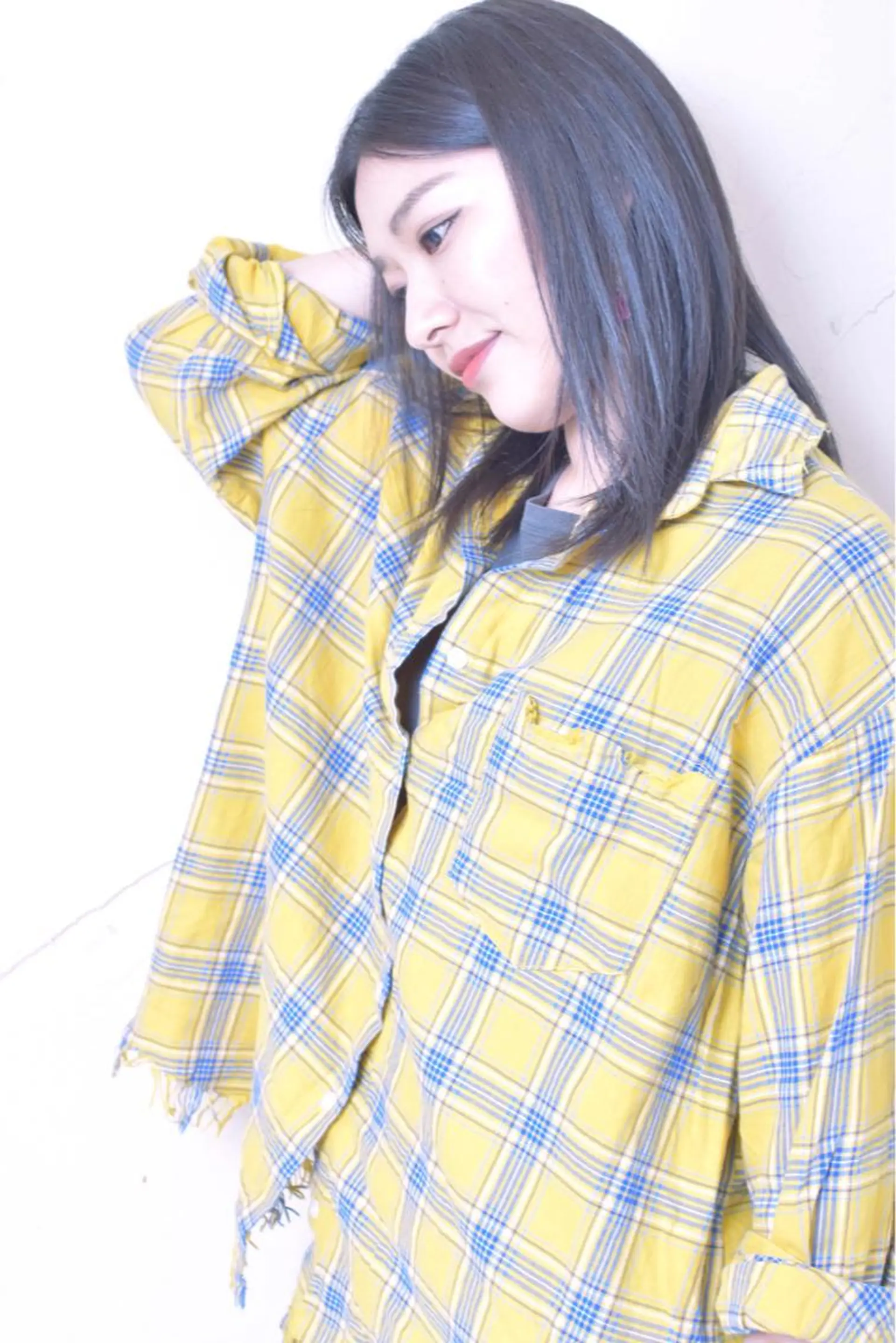ミディアム カラー カット 縮毛矯正 Ichimura yurieのヘアスタイル