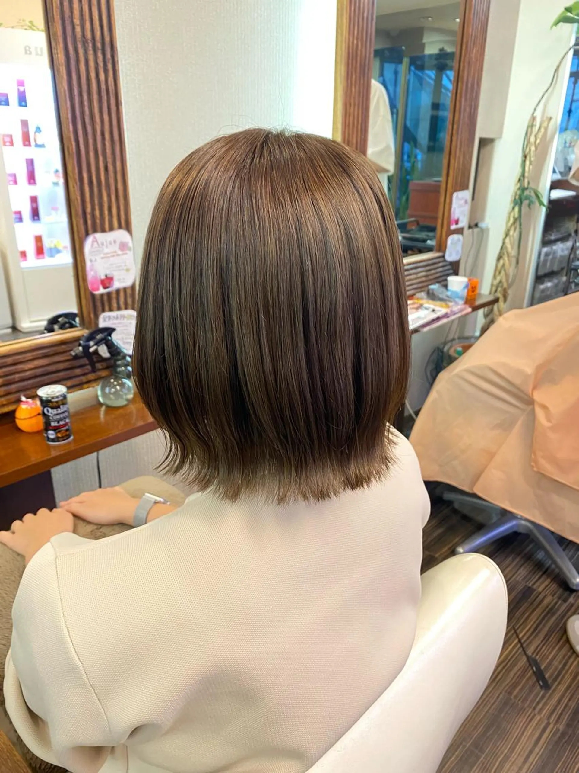 ショート カラー ヘアアレンジ カット トリートメント 加藤 瑠美のヘアスタイル