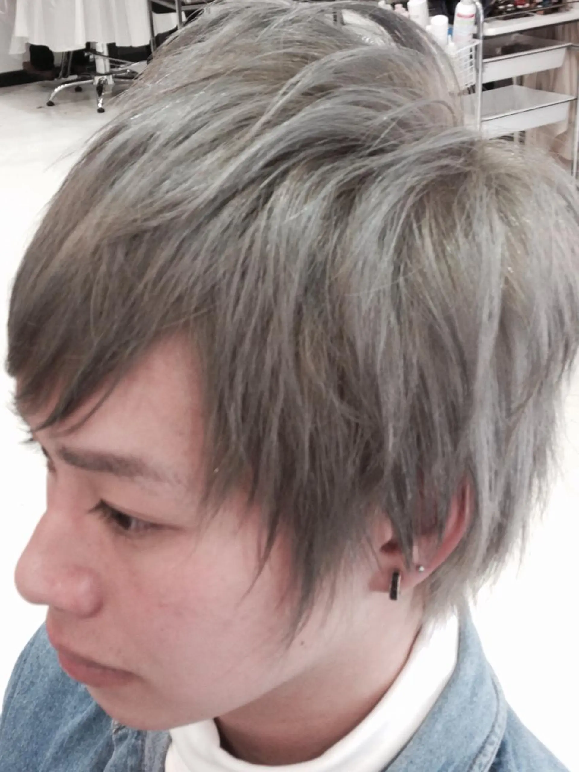ショート メンズ 浅川 実行のヘアスタイル