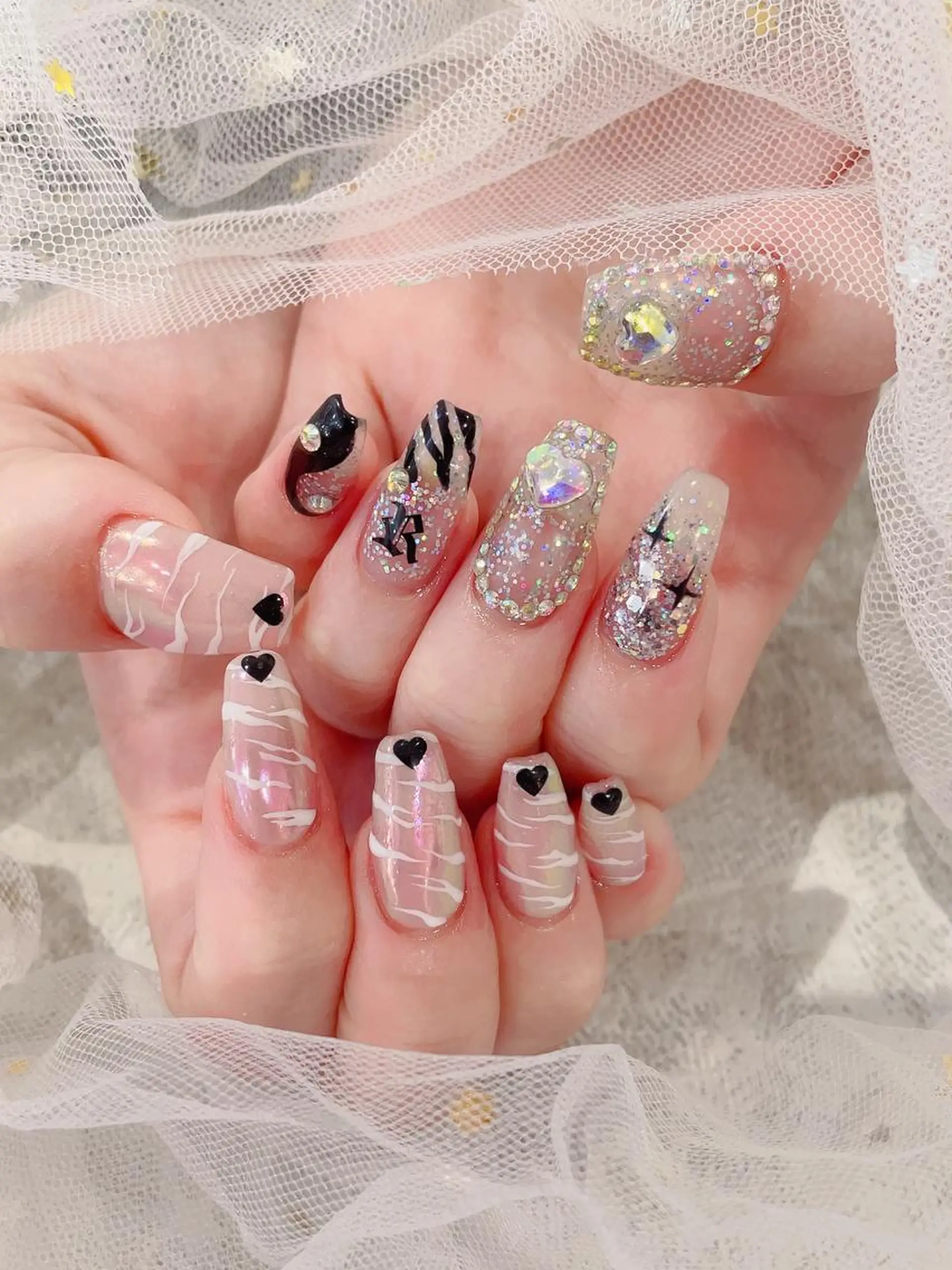 セミロング ネイル ハンドネイル cho nailのネイルデザイン