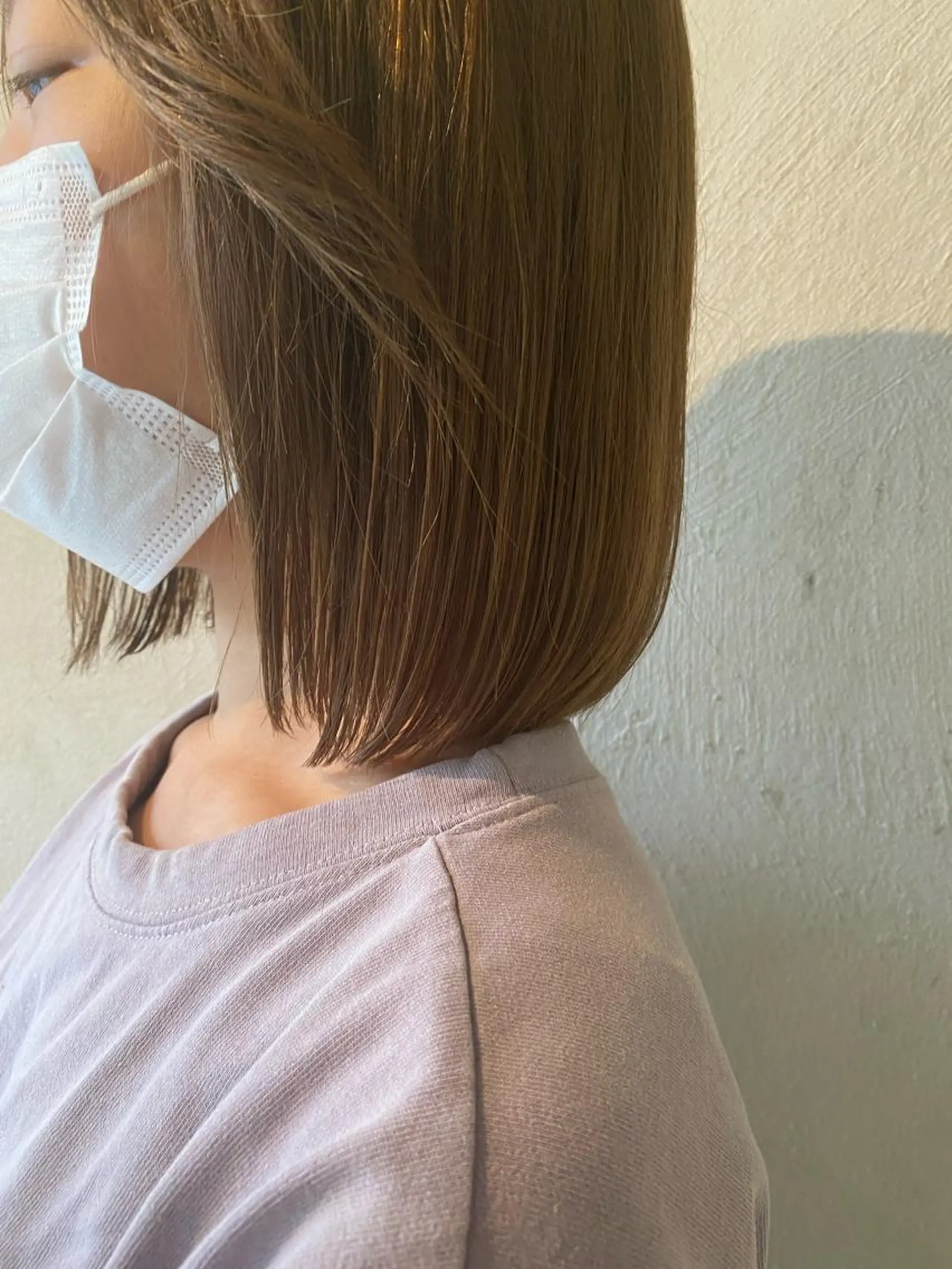 ショート 切りっぱなしボブ ボブ I nagiのヘアスタイル