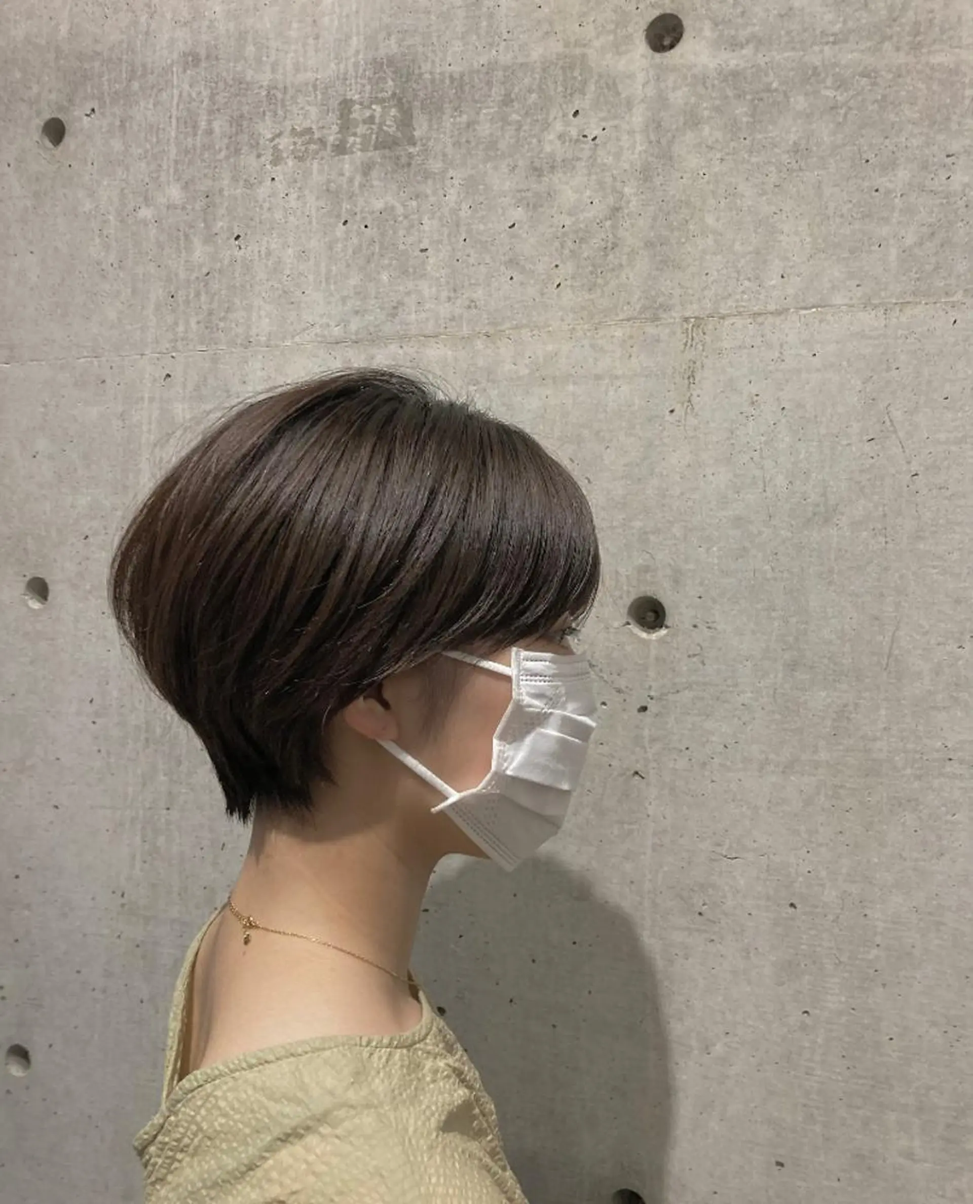 ショート カラー カット ヘアカラー トリートメント は まべのヘアスタイル