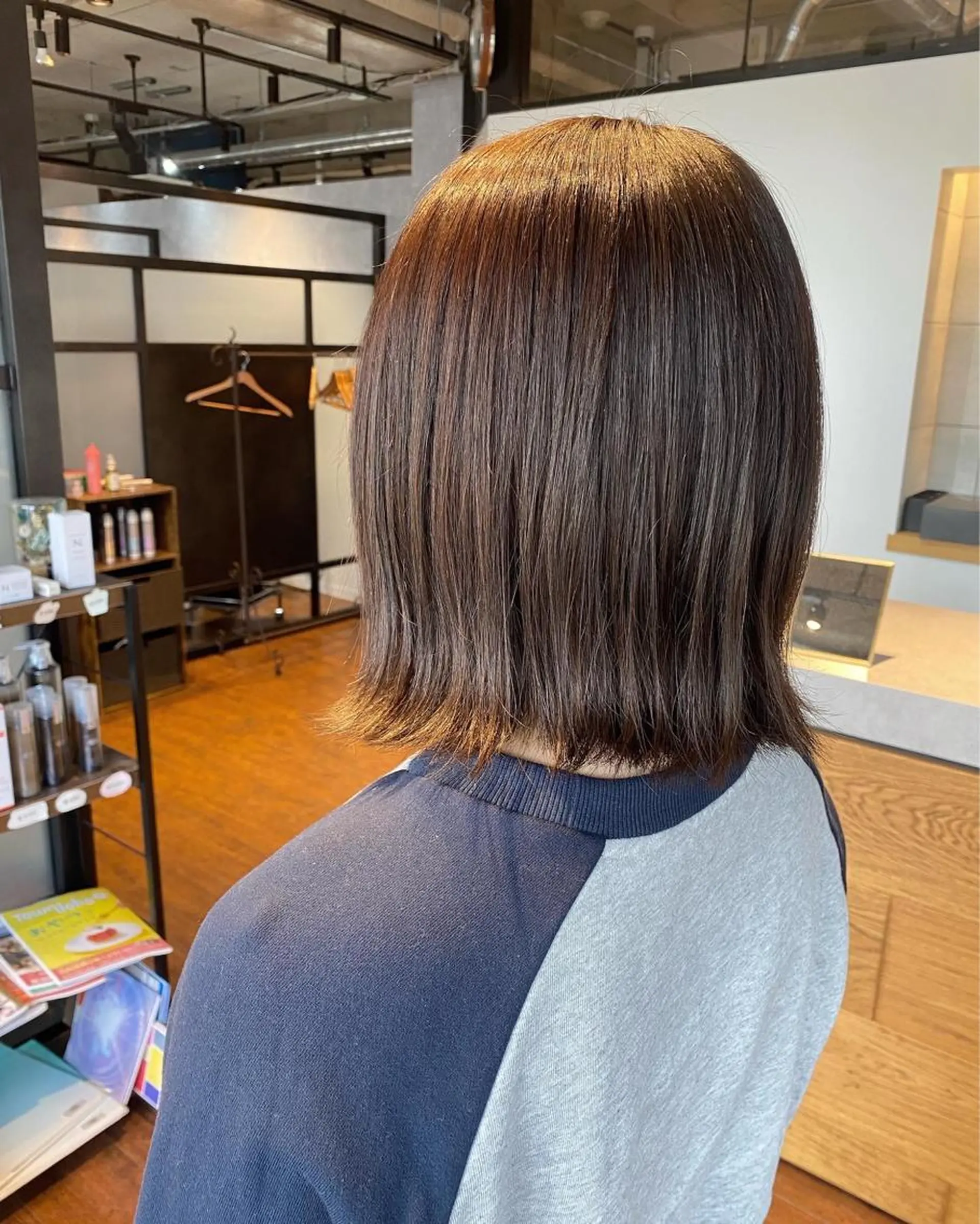 ショート カラー 透明感カラー ボブ カット ヘアカラー Number CHIHIROのヘアスタイル