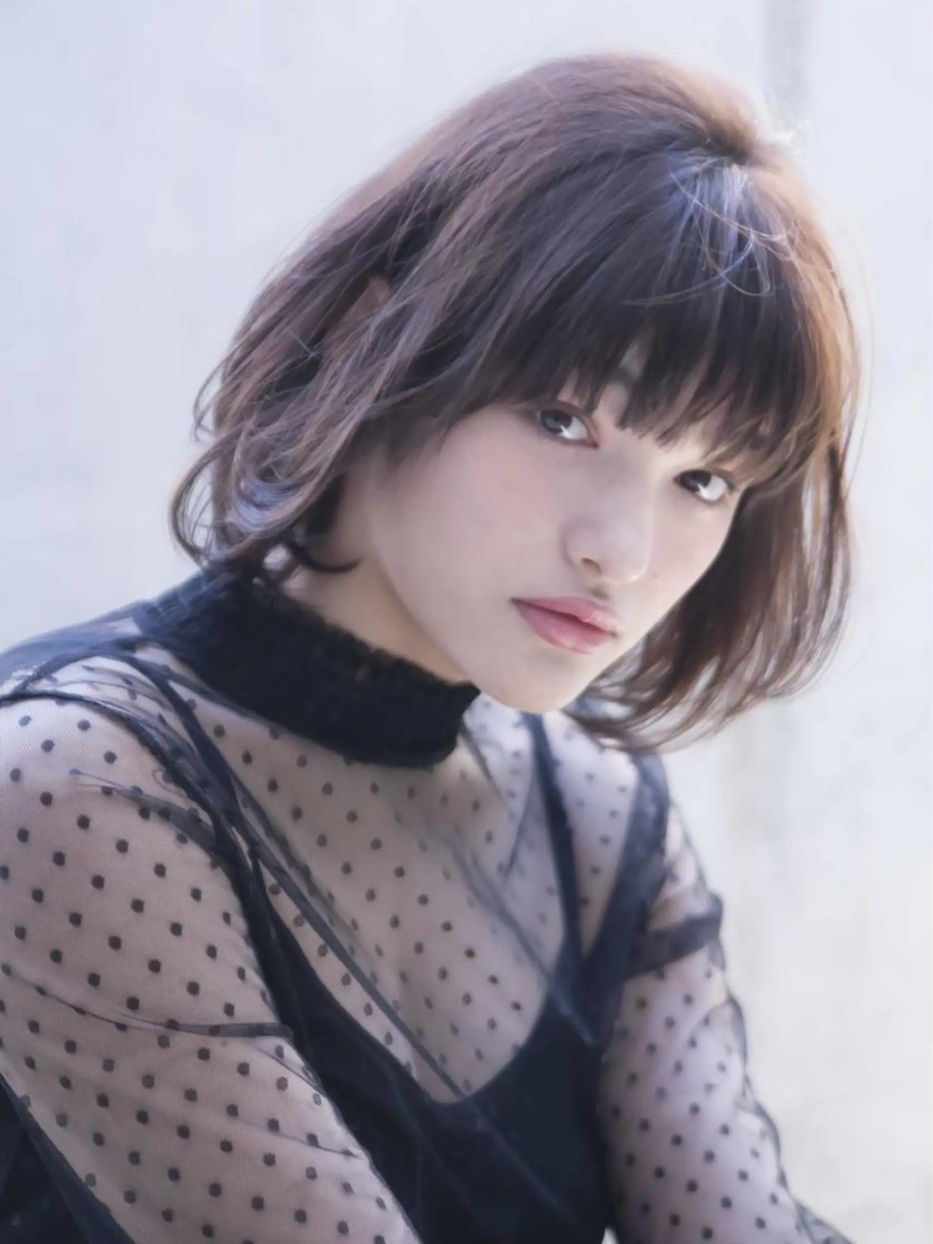 ショート カラー ヘアアレンジ アッシュ アッシュブラウン ブラウンカラー ヘアカラー トリートメント ヘアセット 金子 廉のヘアスタイル