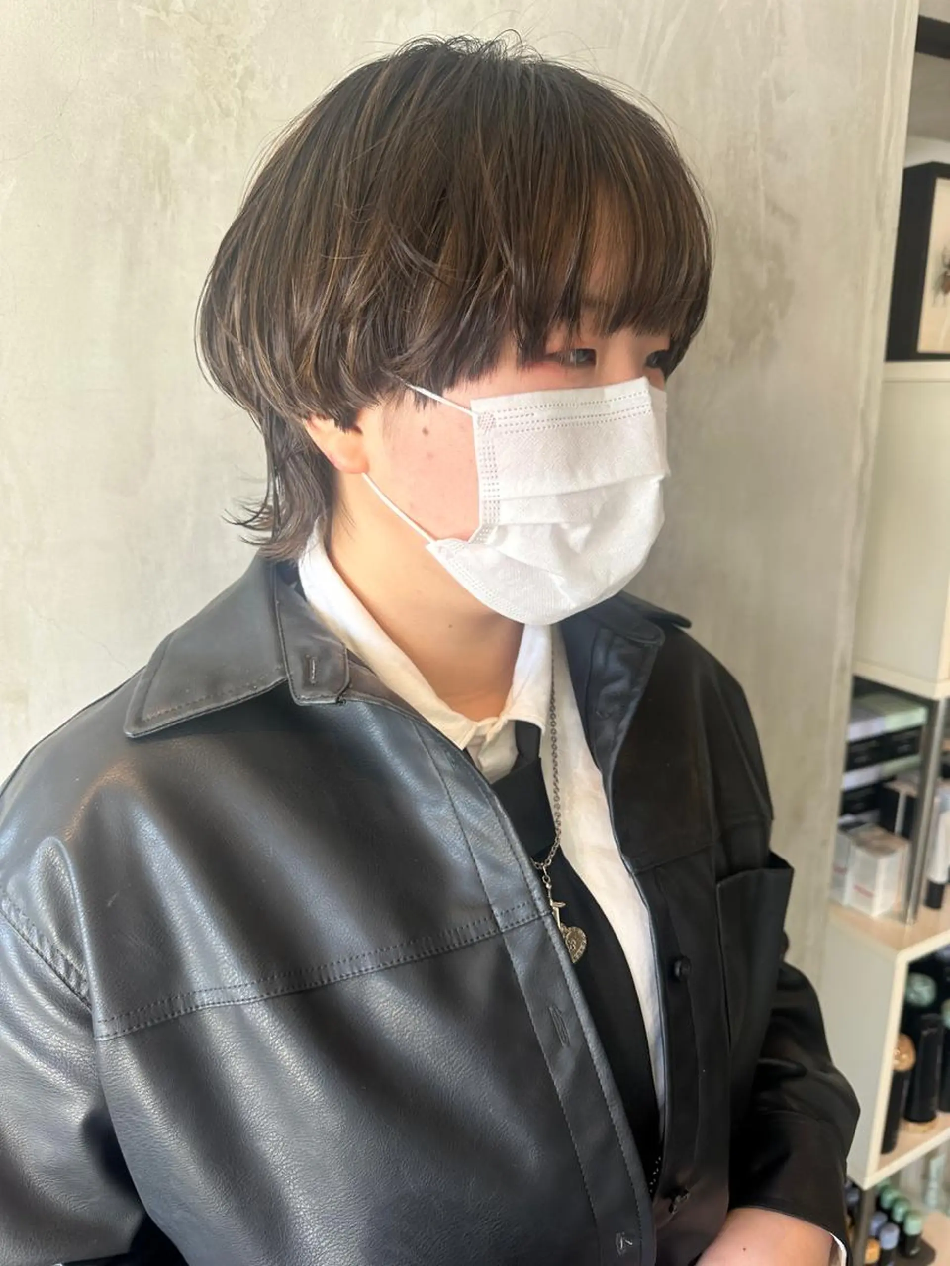 ショート カラー ヘアアレンジ ウルフカット カット ヘアセット stylist/蛯谷 珠里のヘアスタイル