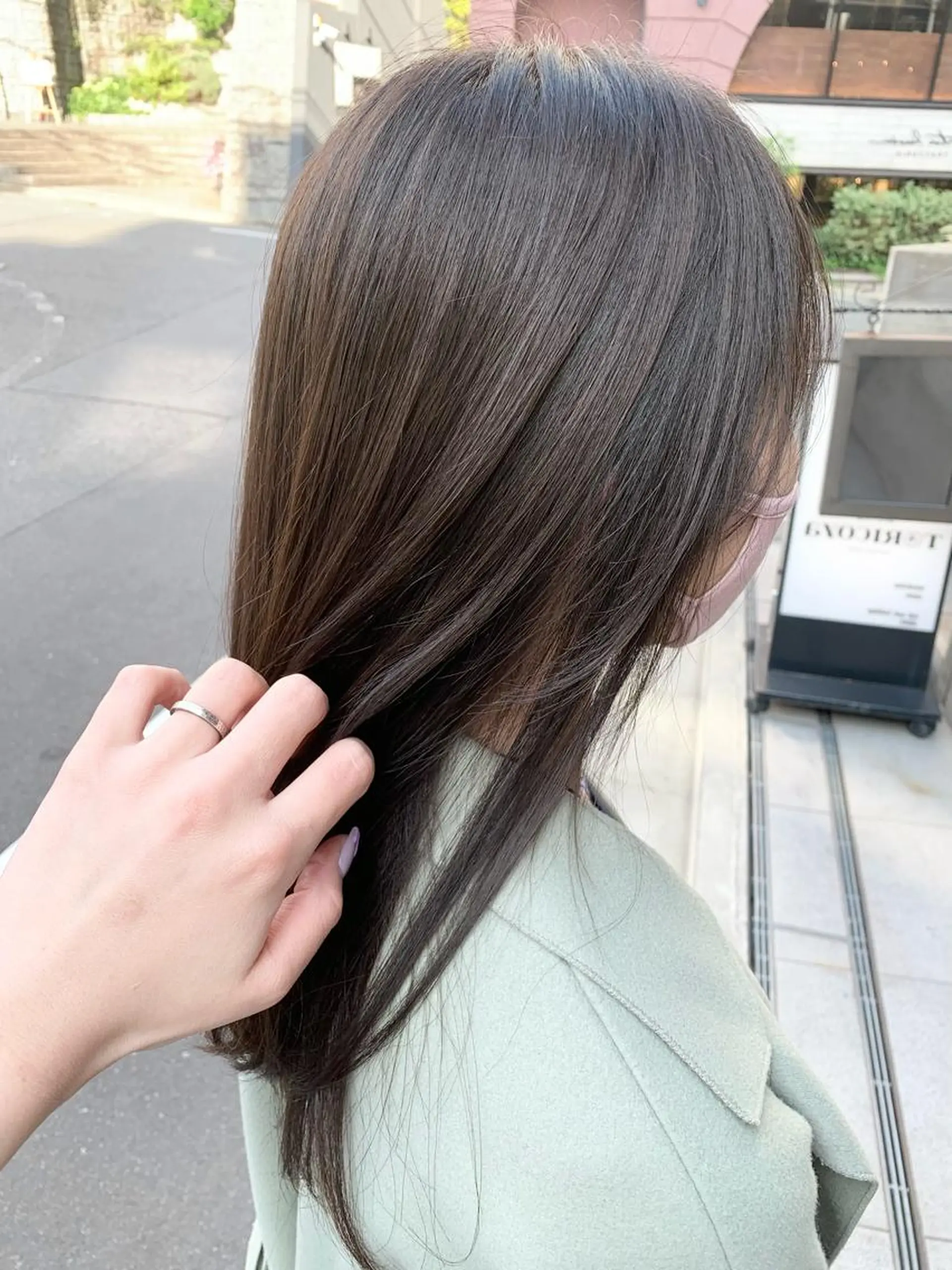 ロング カラー パーマ ヘアアレンジ 髪質改善/縮毛矯正 艶カラー/珠聡のヘアスタイル