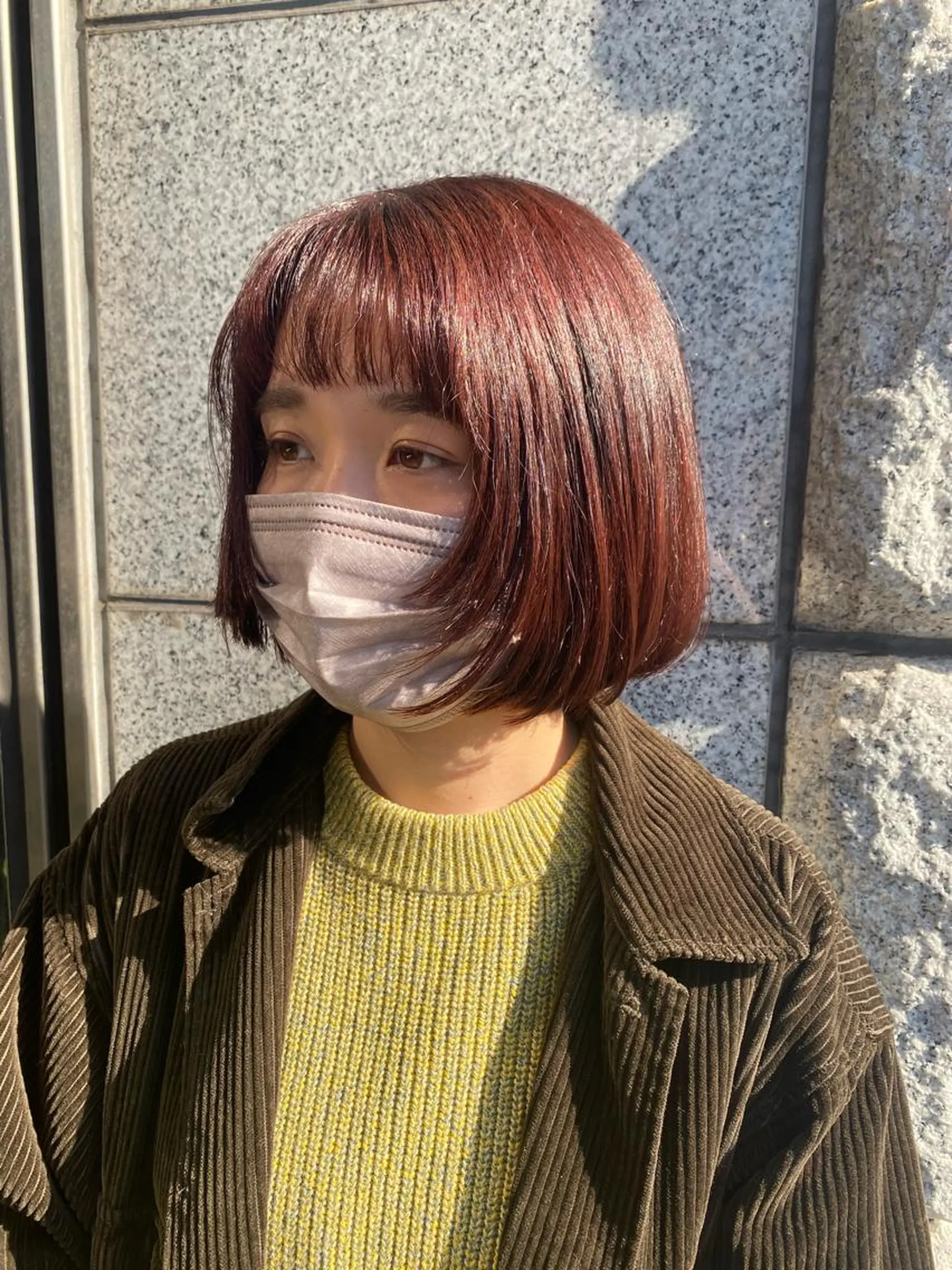 ミディアム レイヤーカット KURUMI /NINE麻布十番のヘアスタイル