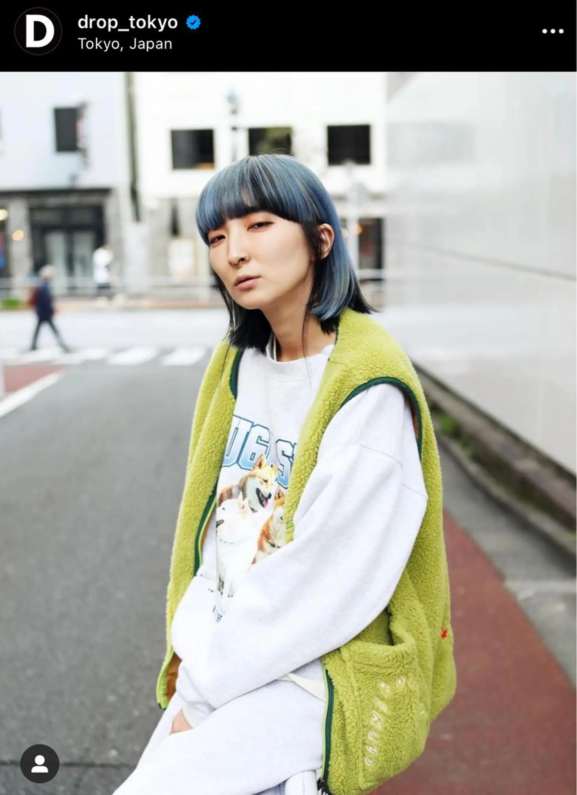 ミディアム カラー ヘアカラー 優 作のヘアスタイル