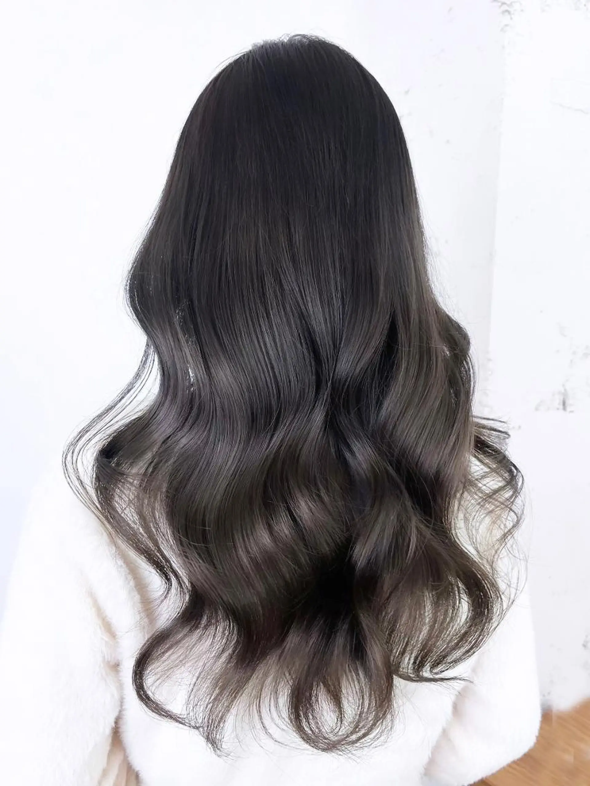 カラー セミロング ベージュカラー グレージュ カット ヘアカラー トリートメント ITby ALBUM 北千住店のヘアスタイル