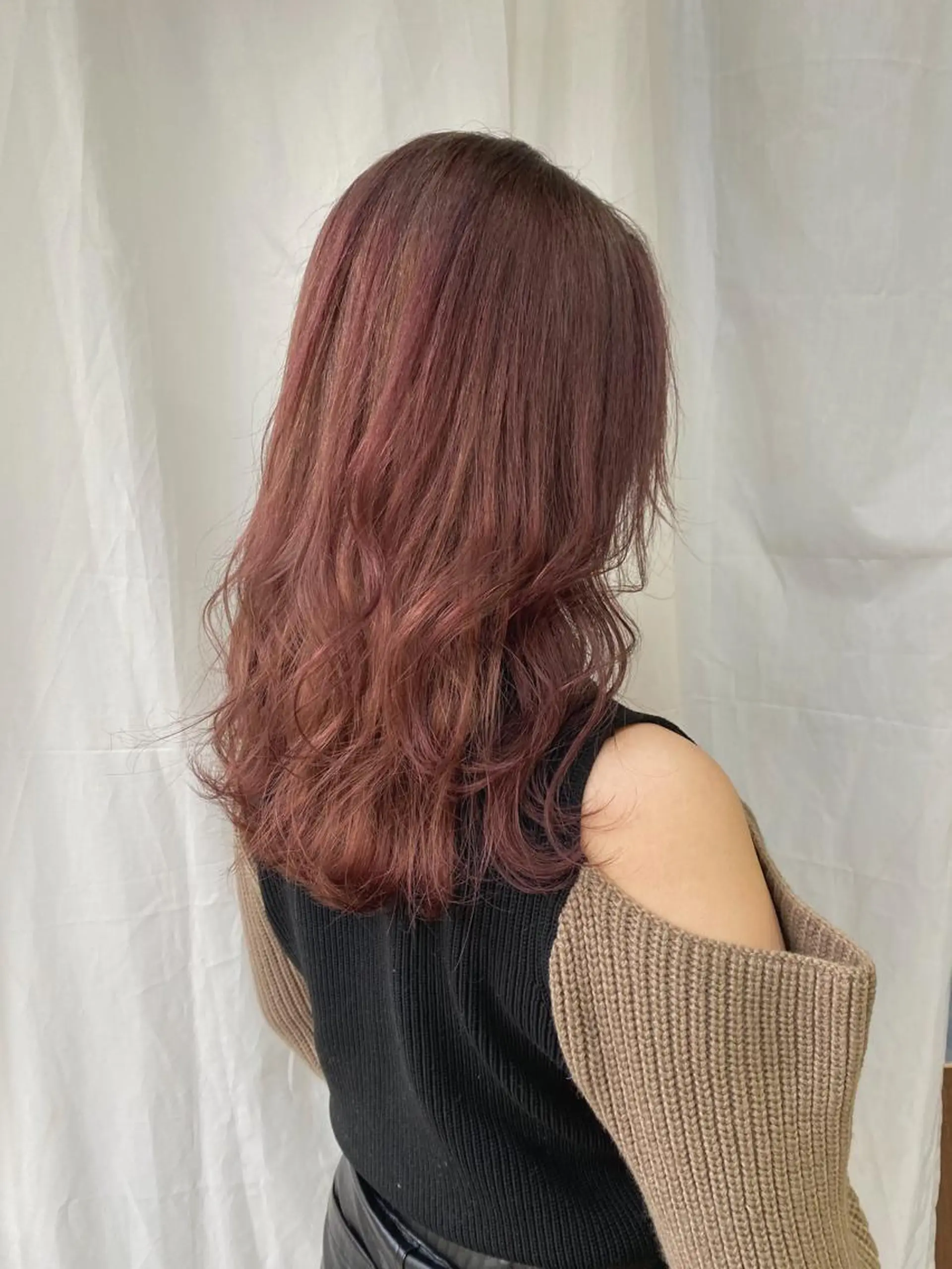 ロング カラー ヘアカラー トリートメント 🎀taro ブリーチなしカラーのヘアスタイル