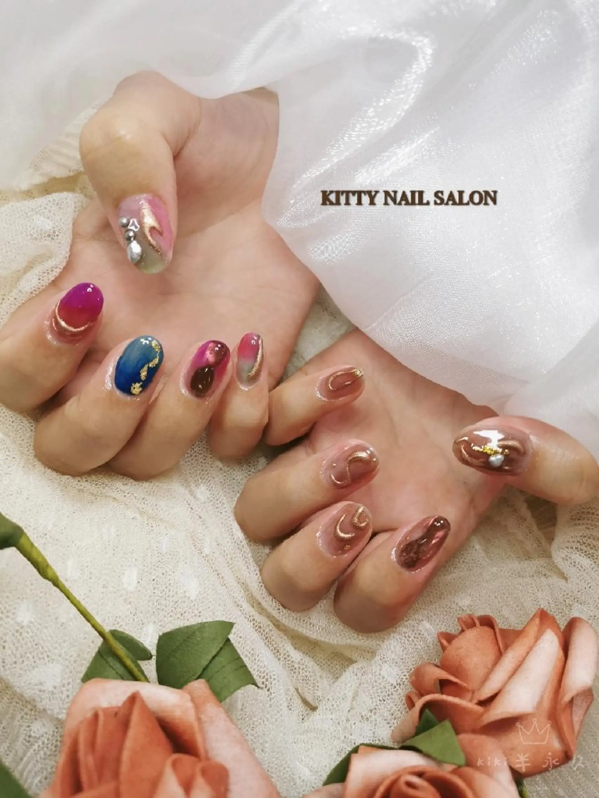 ネイル ハンドネイル kitty nail salonのネイルデザイン