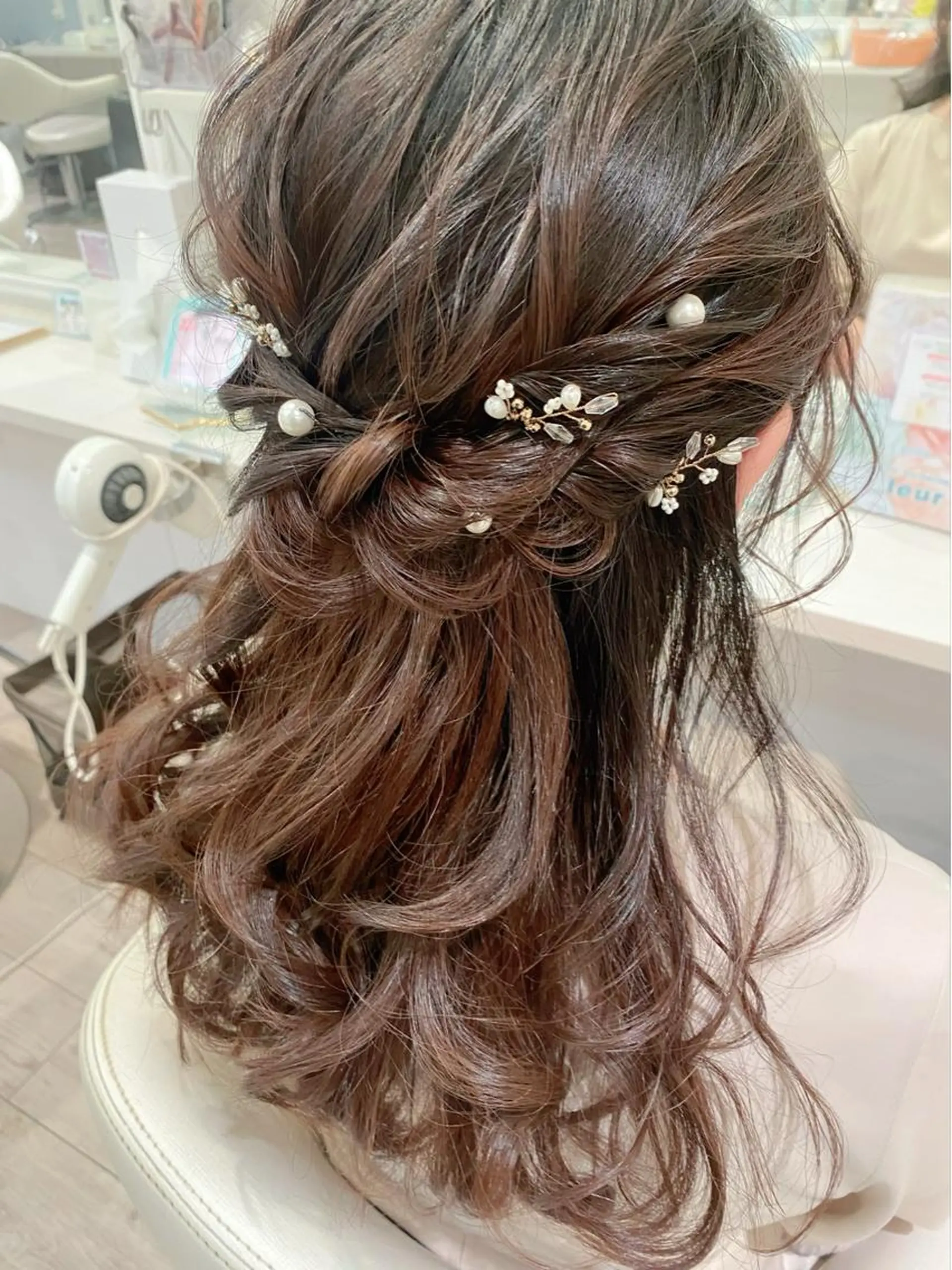 ロング ヘアアレンジ セットサロン      ラフテル所属・大阪/ヘアアレンジ /似合わせset💐のヘアスタイル