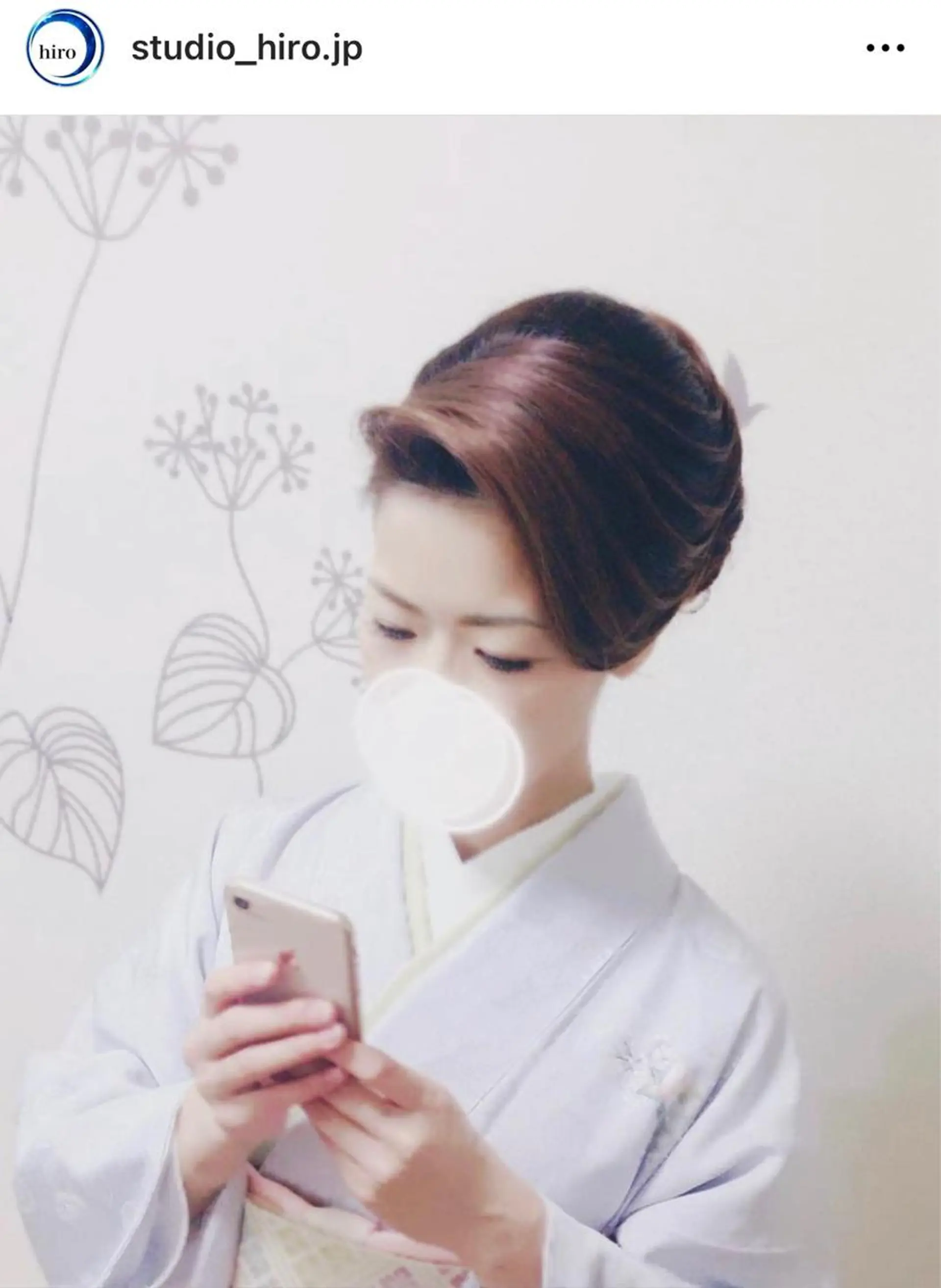セミロング 京都.祇園セットサロン:スタジオ ヒロ【Studio hiro】所属・ヒロ(hiro) •スタジオヒロのヘアスタイル