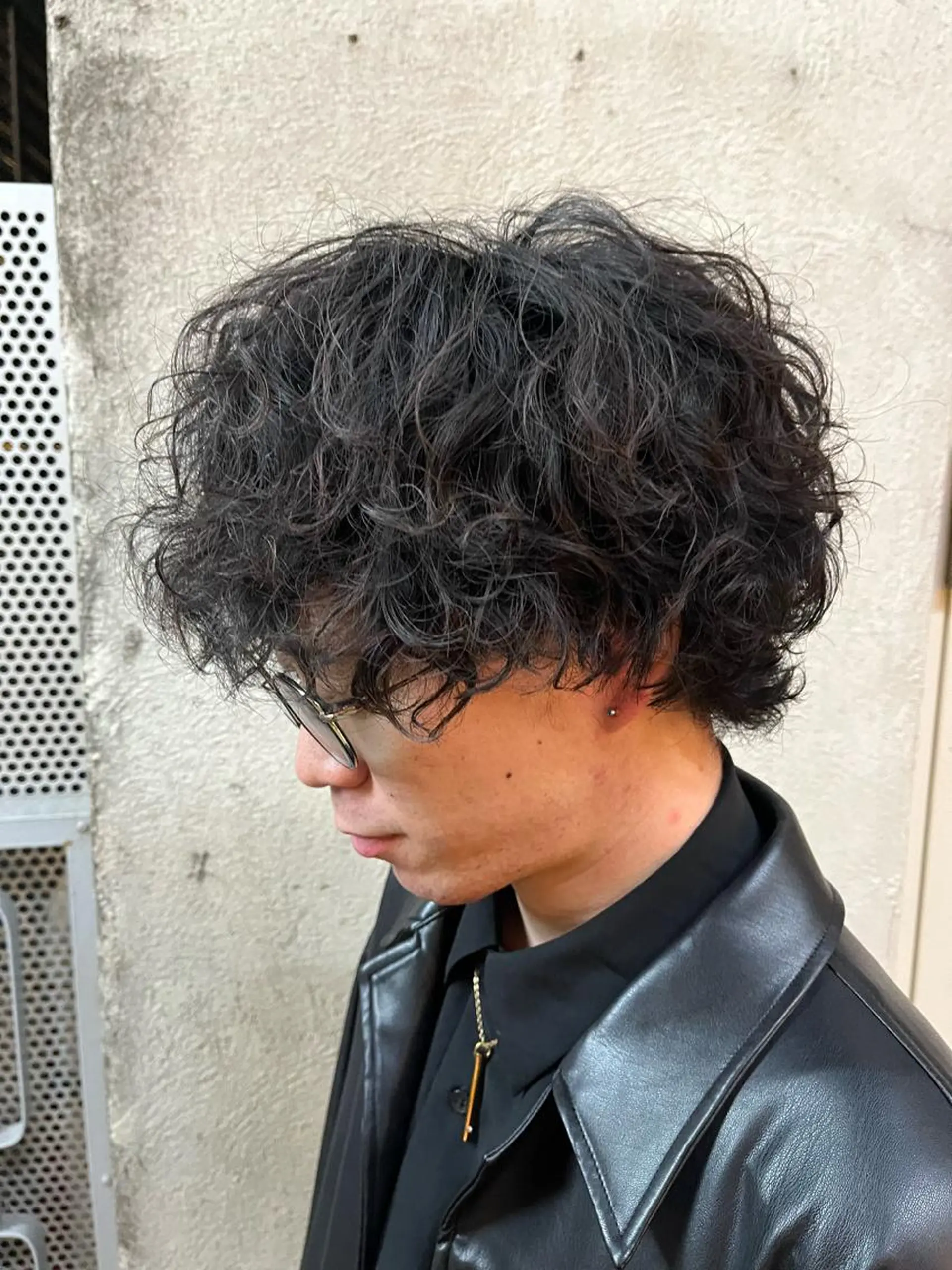 ミディアム メンズ カット パーマ トリートメント ヘアセット 🏆メンズヘア特化 🥇代表りんぺーのヘアスタイル