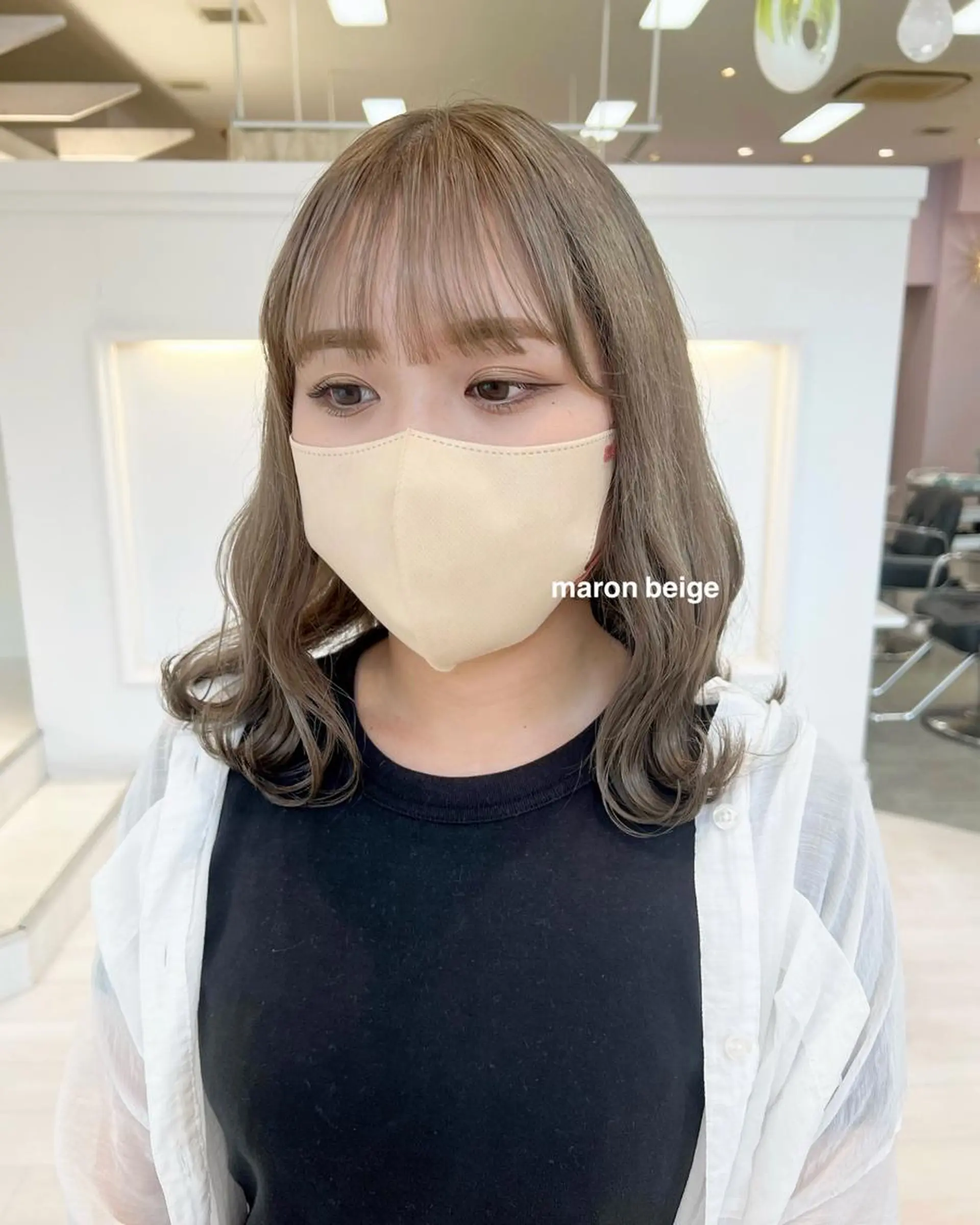 ミディアム Parve  Mix /板野妃莉のヘアスタイル