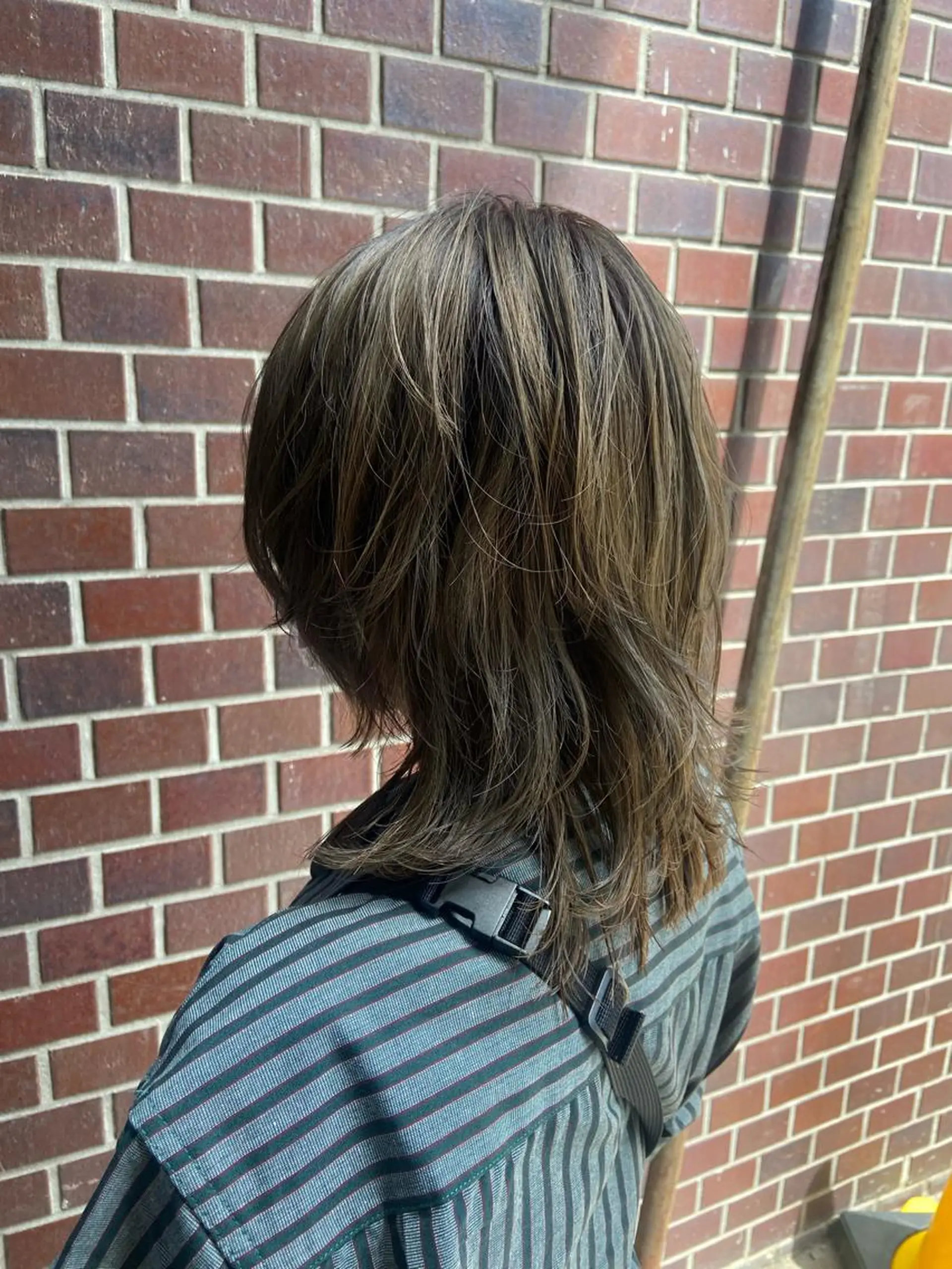 カラー アッシュ アッシュグレー ブリーチ sato harunaのヘアスタイル