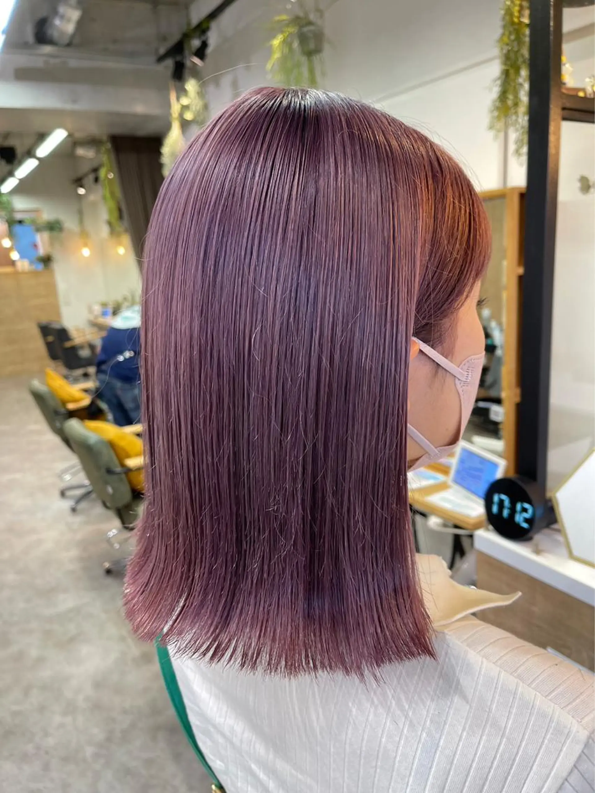 ミディアム ヘアカラー ブリーチ/カラー特化 /ヘアアレンジ/桜悠のヘアスタイル