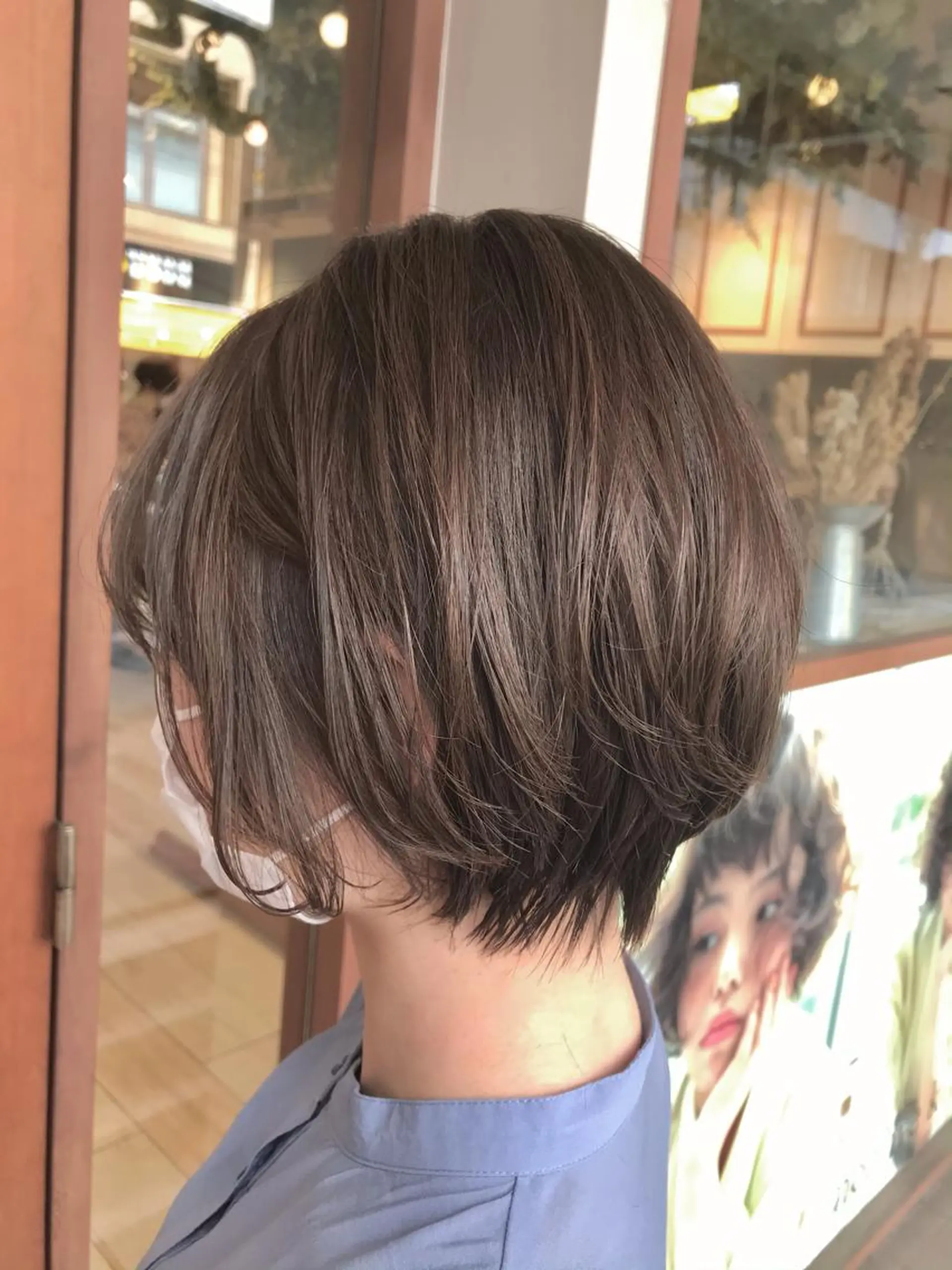 ショート 丸みショート アッシュ ショートヘア トリートメント カット 清水　ちひろ ✄トップスタイリストのヘアスタイル