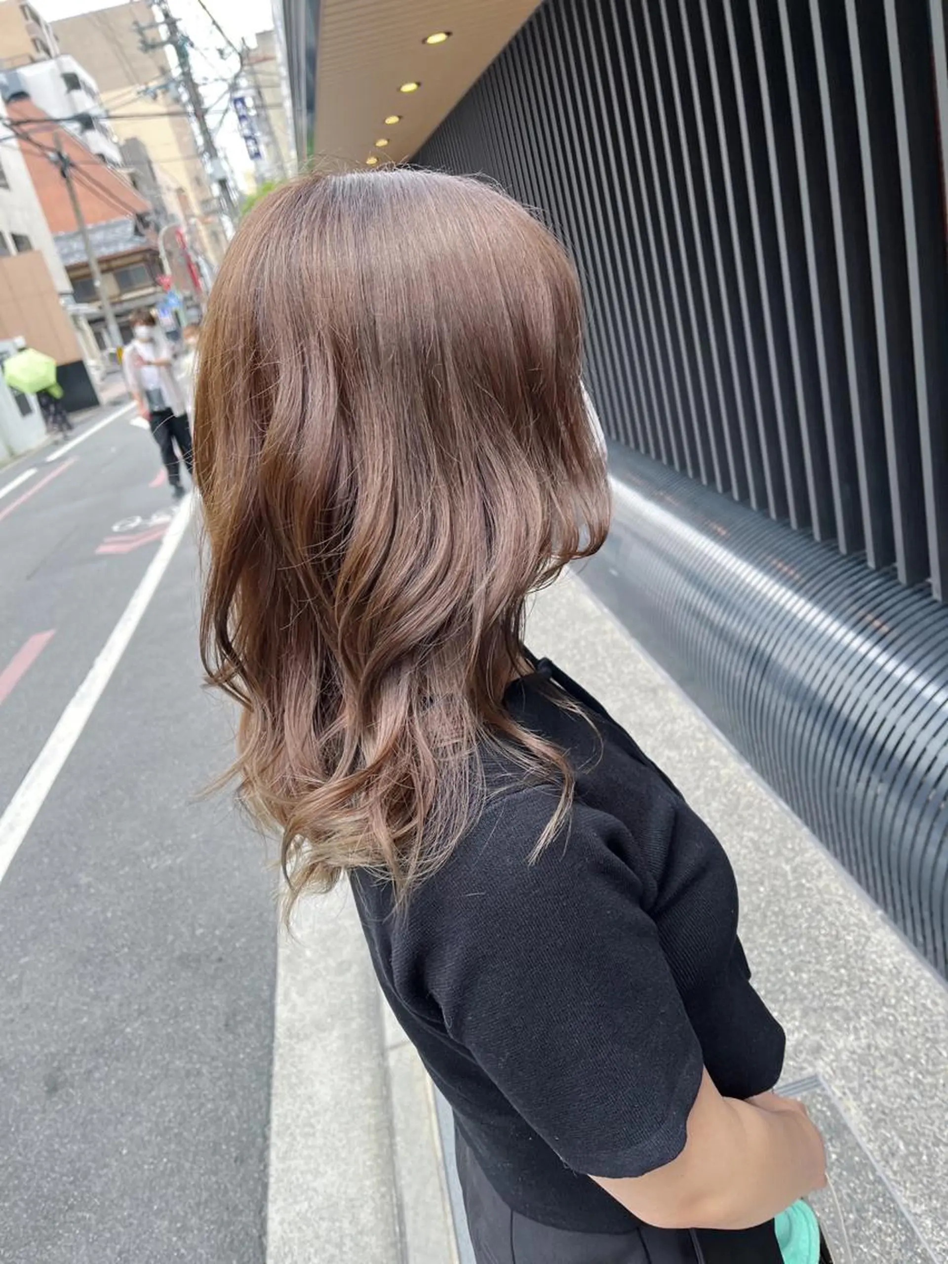 セミロング カラー 透明感カラー トリートメント カット ヘアカラー トリートメント KINI所属・HIYOSHI　✂︎ 艶髪職人のヘアスタイル