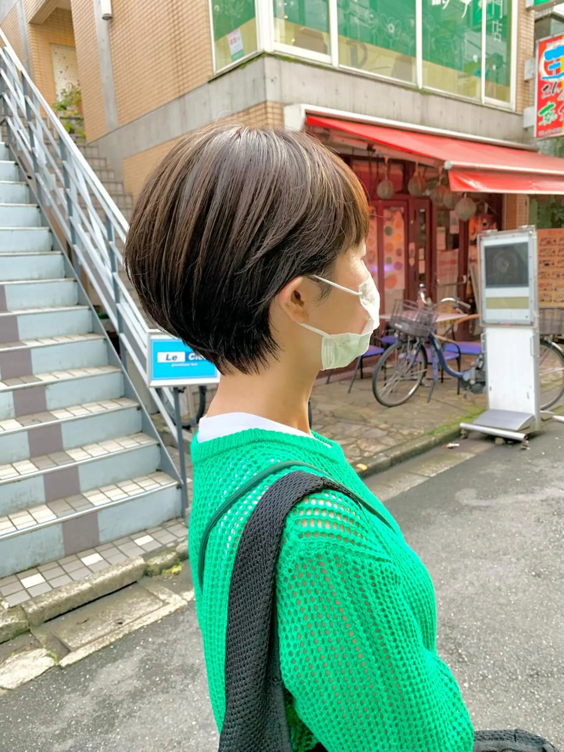 ショート カラー ショートボブ ボブ ショートヘア カット ボブ/ショート/縮毛 /レイヤー/内山翔太のヘアスタイル