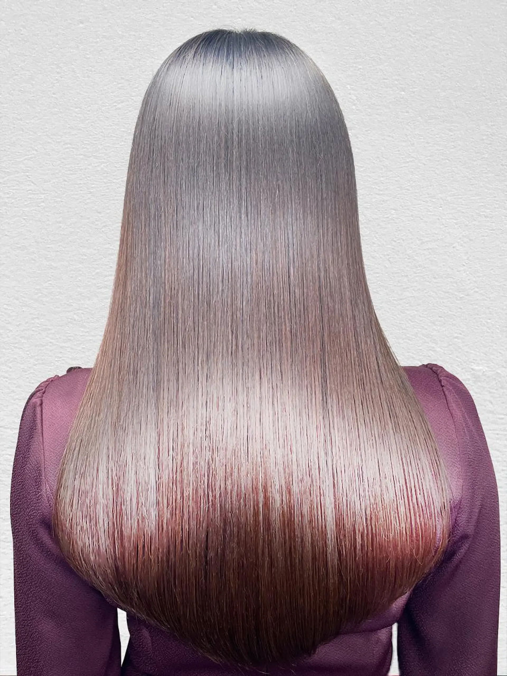 ロング カラー ヘアアレンジ バレイヤージュ ブリーチ ケアブリーチ デザインカラー ダブルカラー ヘアカラー トリートメント ROW町田🌿 大人可愛い/艶髪改善のヘアスタイル