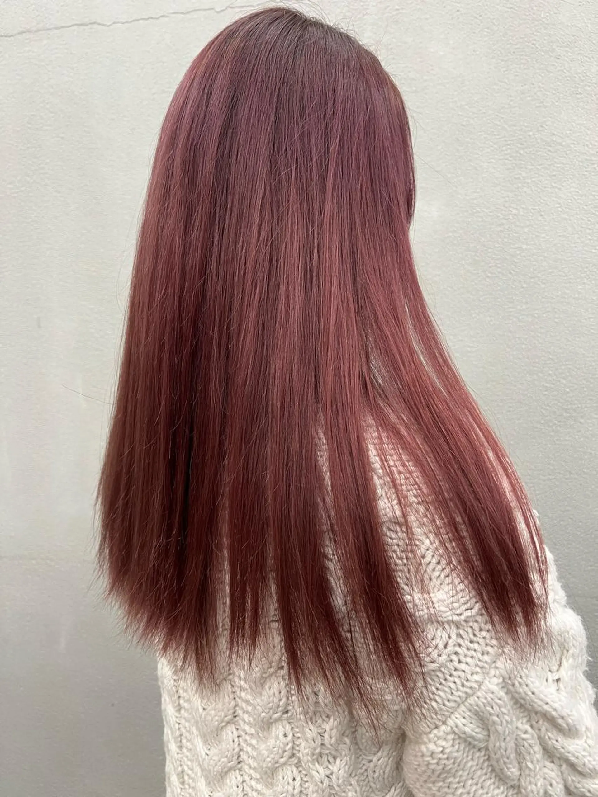 ロング カット ヘアカラー トリートメント 亀田 泰生のヘアスタイル