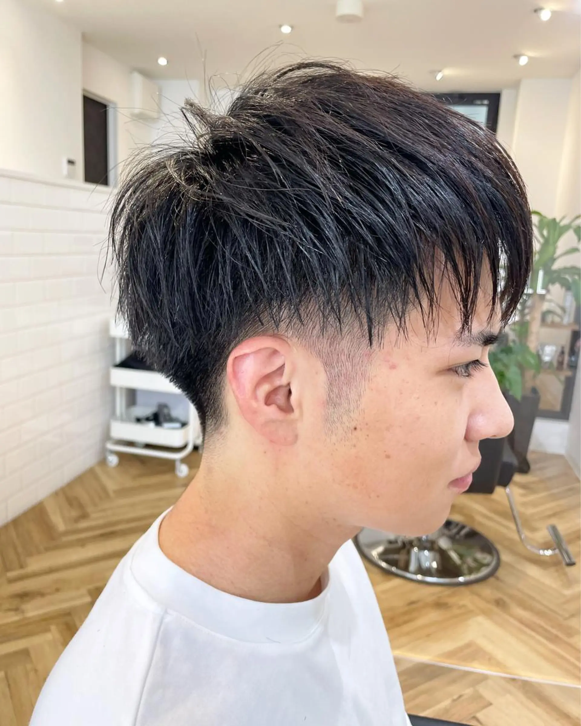 メンズ ヘアカラー トリートメント SEAGULLIII 本通店のヘアスタイル