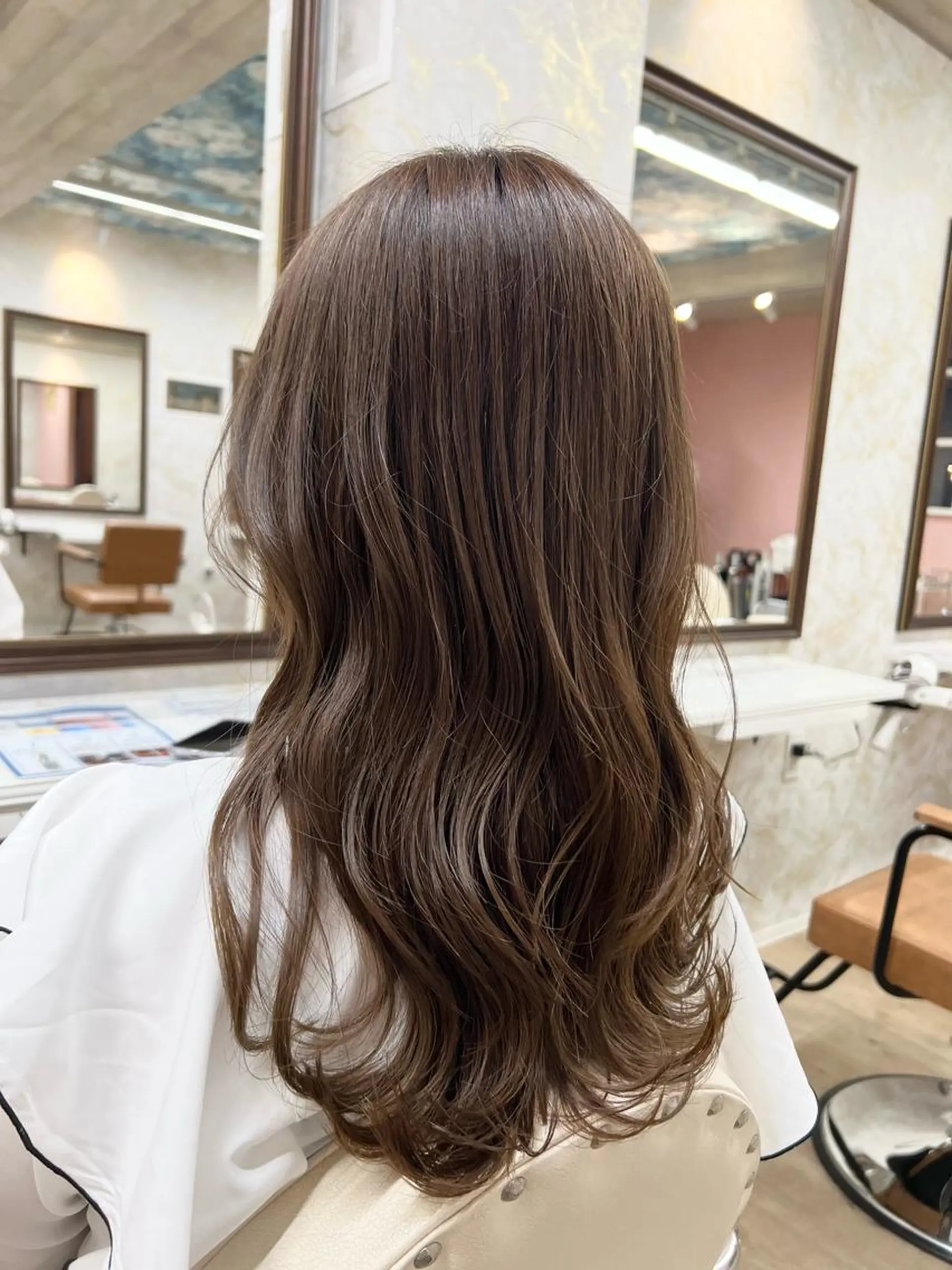 セミロング 髪質改善特化💫 韓国ヘアAyumuのヘアスタイル