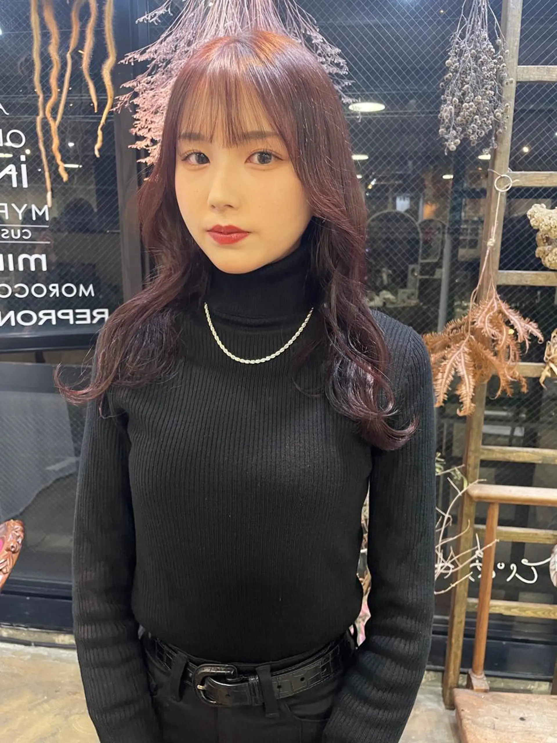 ロング カラー ヘアアレンジ emu head spa & treatment所属・髙塚碧🇰🇷 韓国ヘア🎗️のヘアスタイル