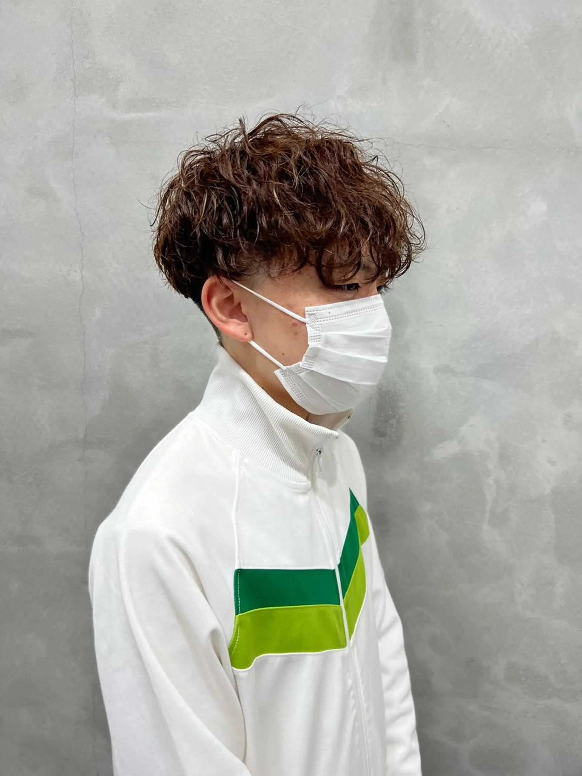 ミディアム カット パーマ 村山 豪歩のヘアスタイル