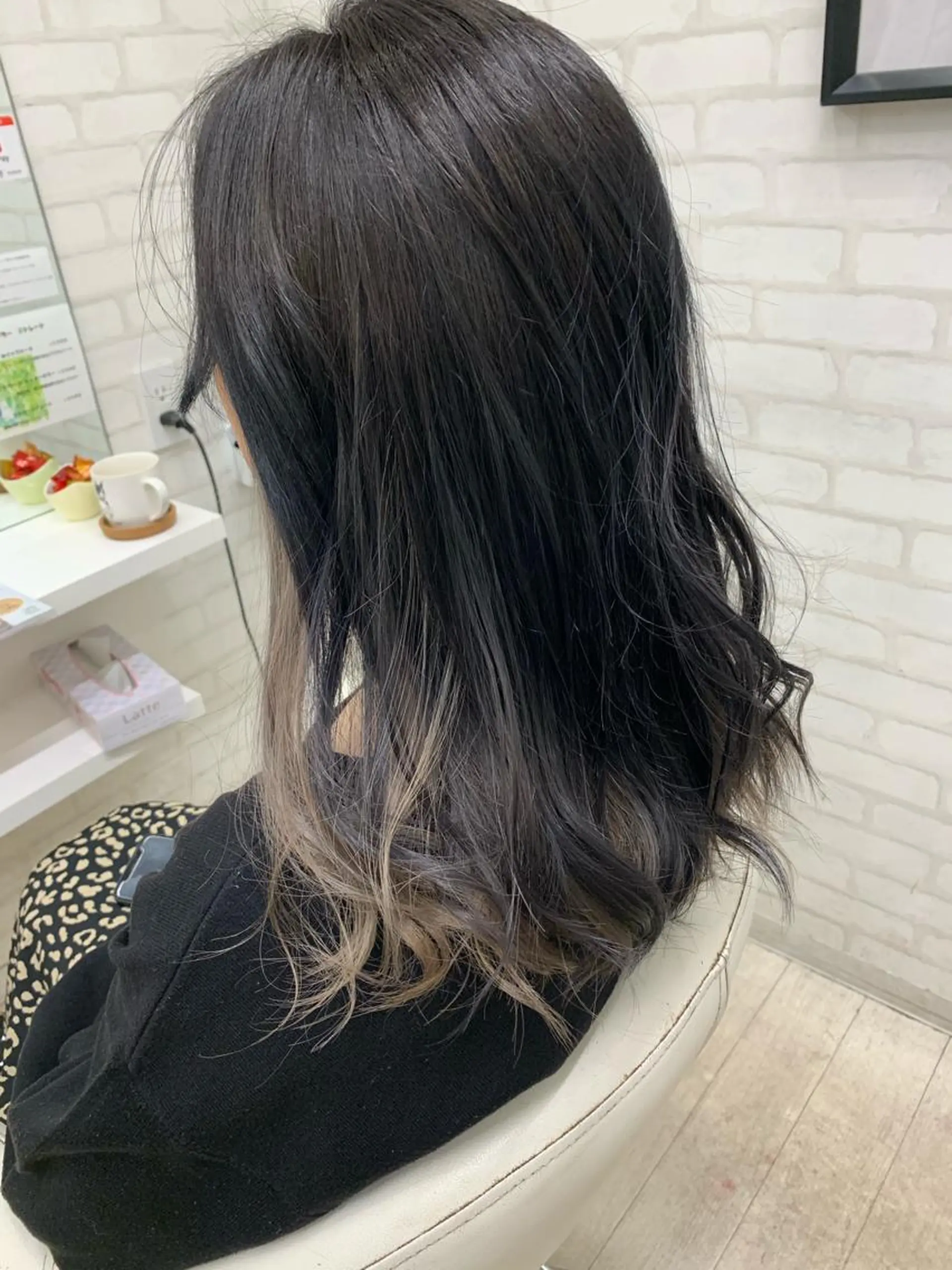 ロング カラー 大橋 一智のヘアスタイル