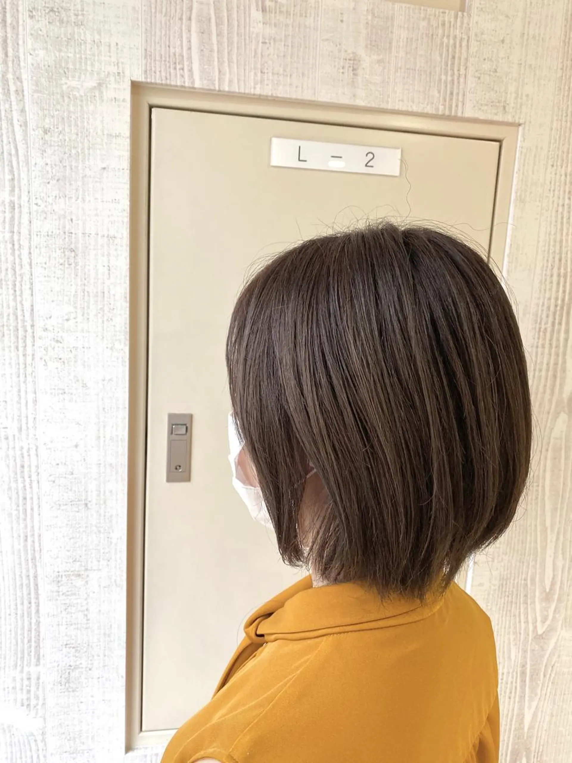 ショート カラー イルミナカラー ボブ カット ヘアカラー トリートメント Kazu .Kのヘアスタイル