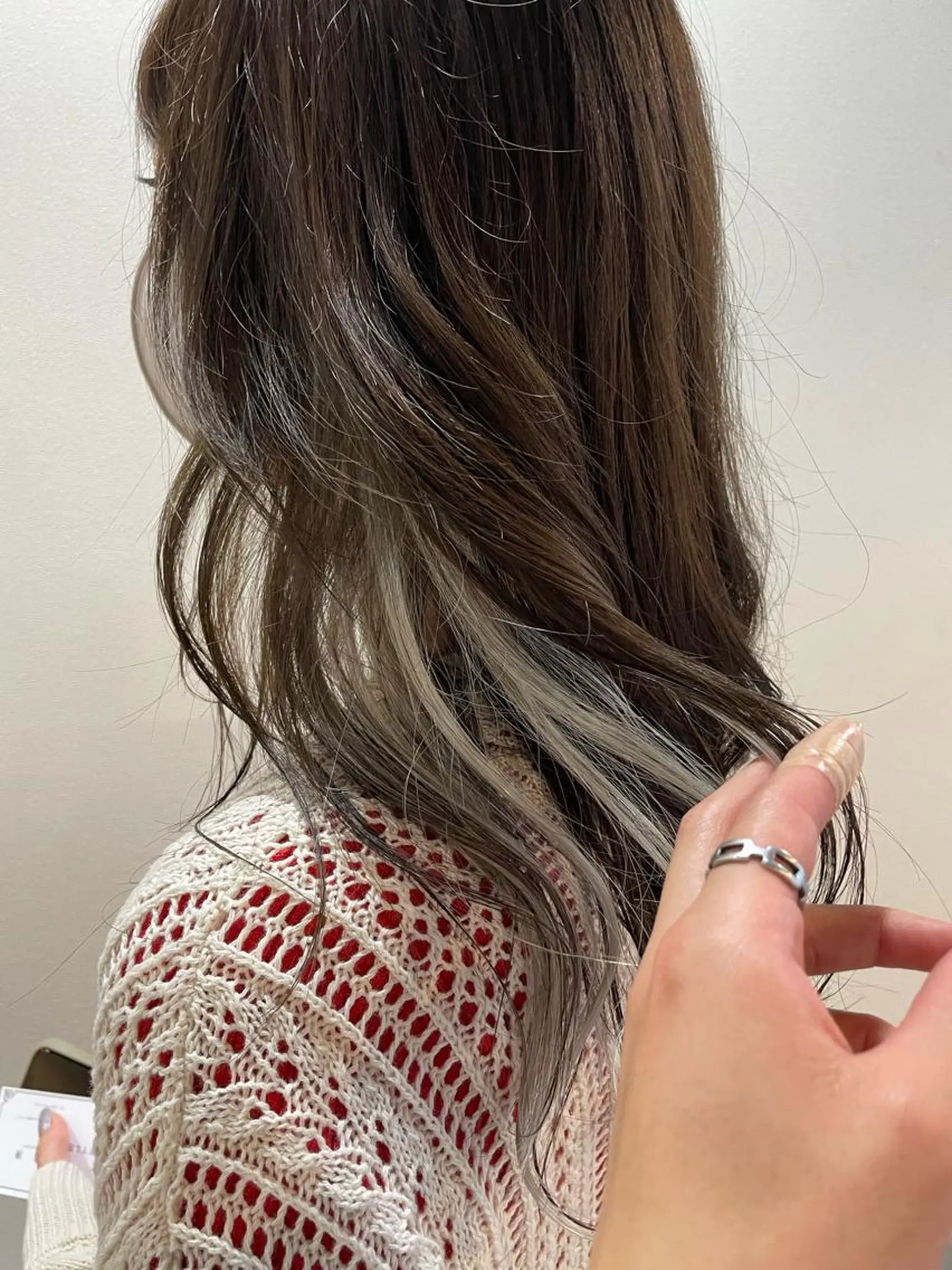 セミロング カラー haf店長 ✂︎タカハシレン✂︎のヘアスタイル