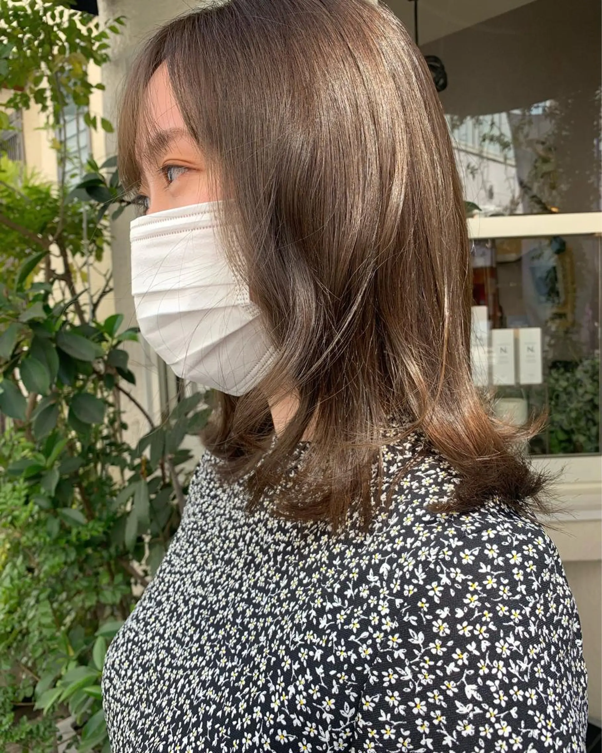 ミディアム カラー ヘアカラー トリートメント 【pejite】 Hinanoのヘアスタイル