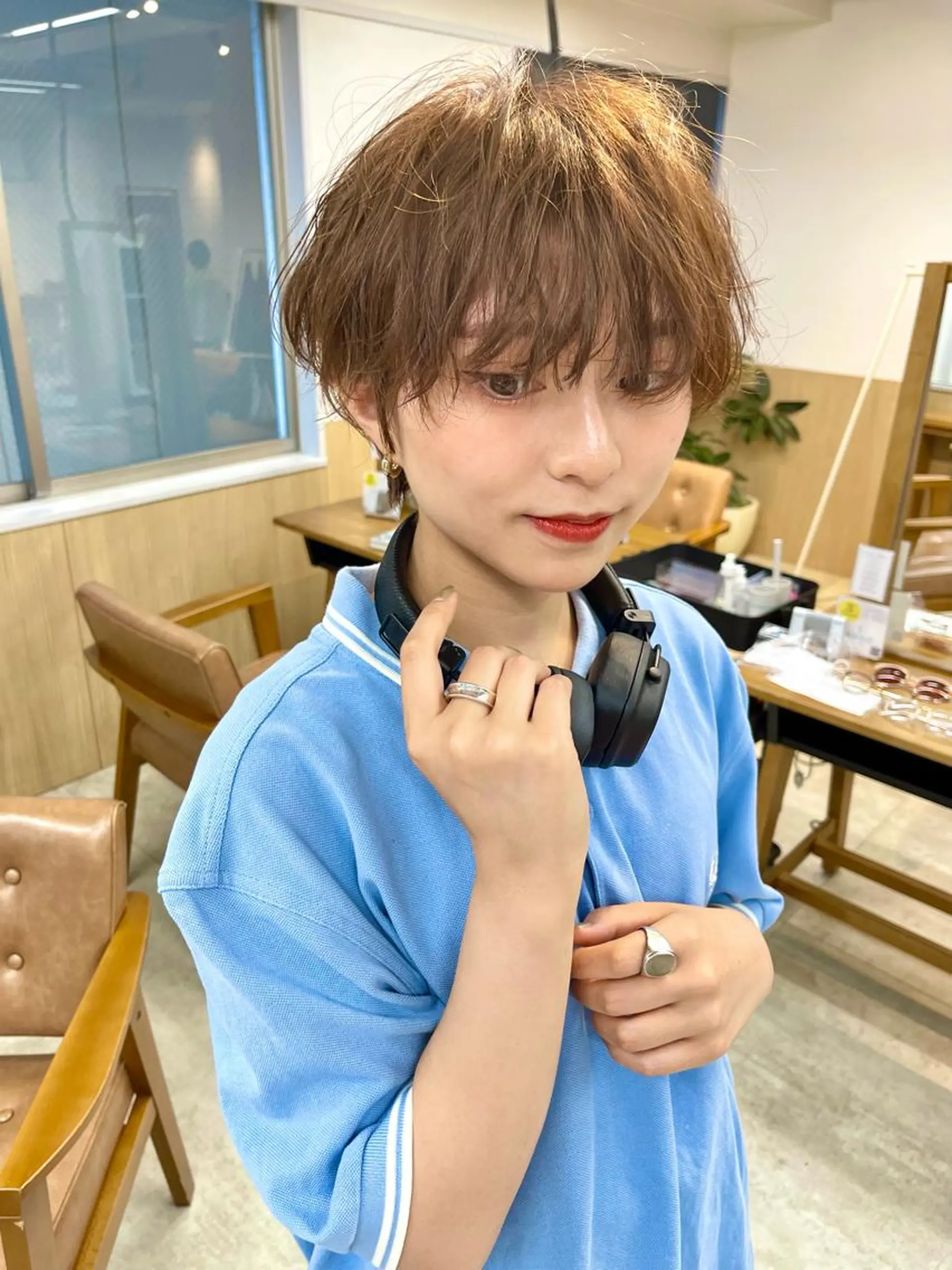 ショート パーマ 美容室sand 横浜のヘアスタイル