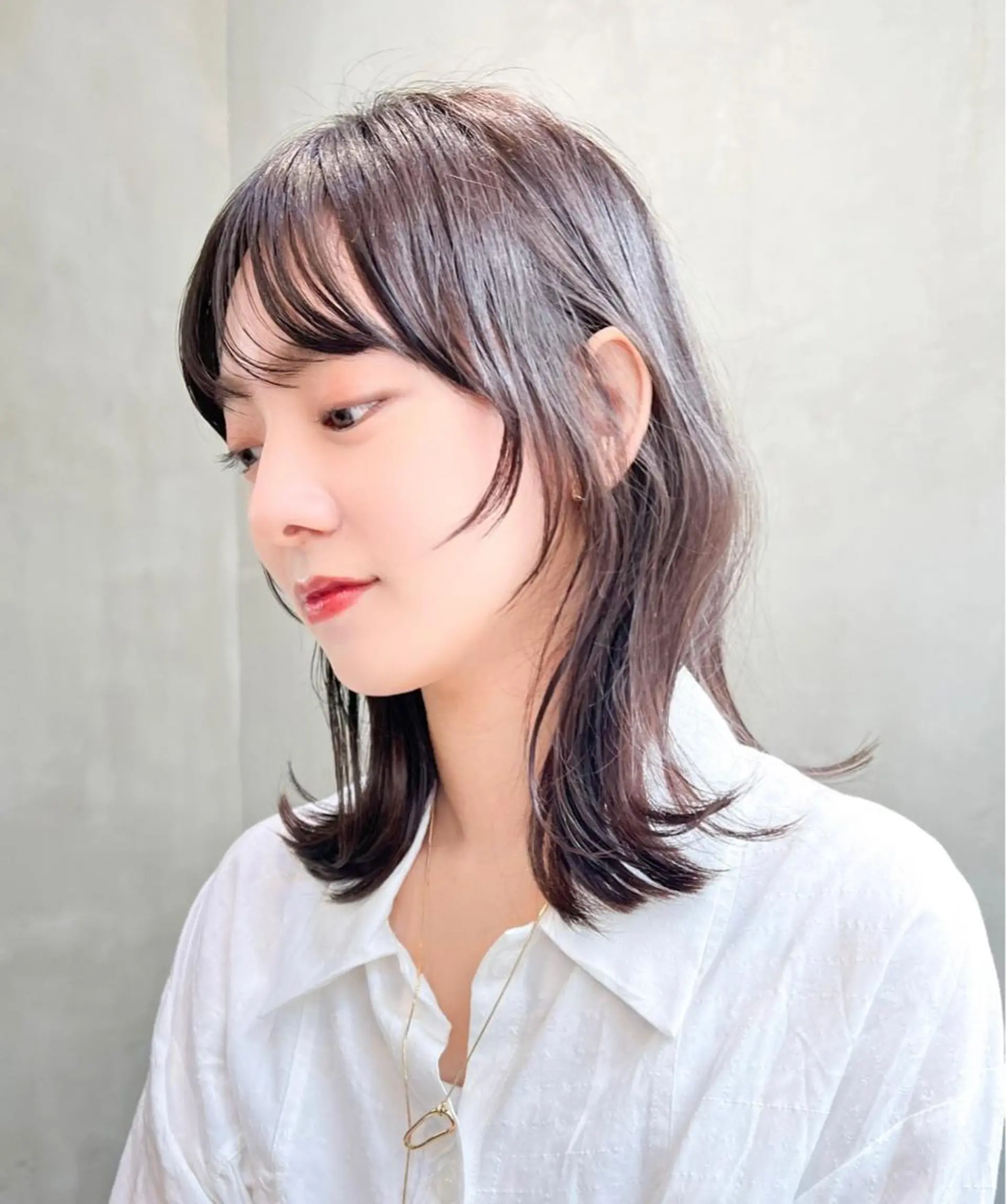 カラー 透明感カラー グレージュ ヘアカラー トリートメント 【ro-ro】 Anjuのヘアスタイル