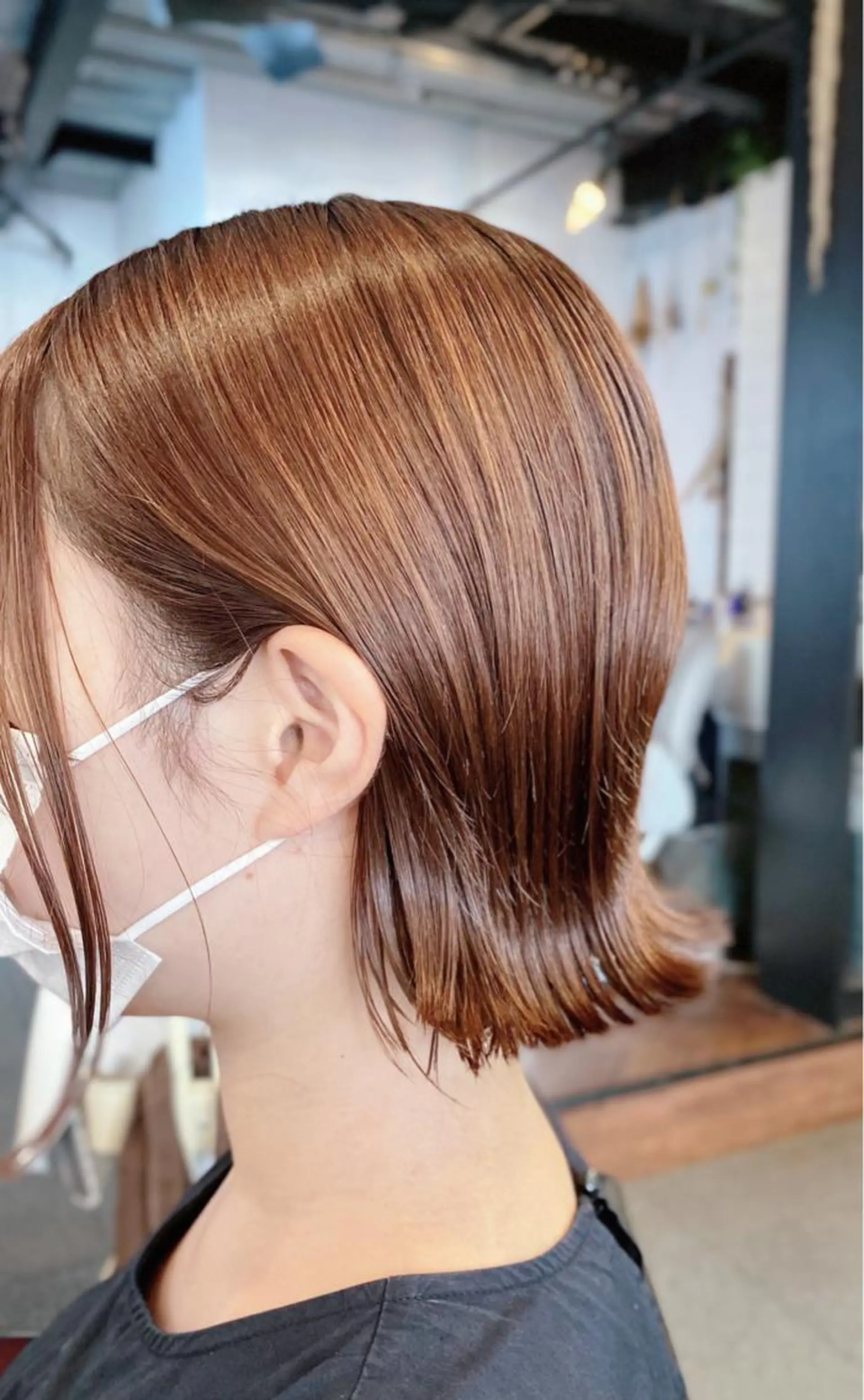 ショート カラー 切りっぱなしボブ ボブ ショートヘア トリートメント カット plants hair salon by GEORGE所属・元住吉プランツヘアー ☘️丸山☘️のヘアスタイル