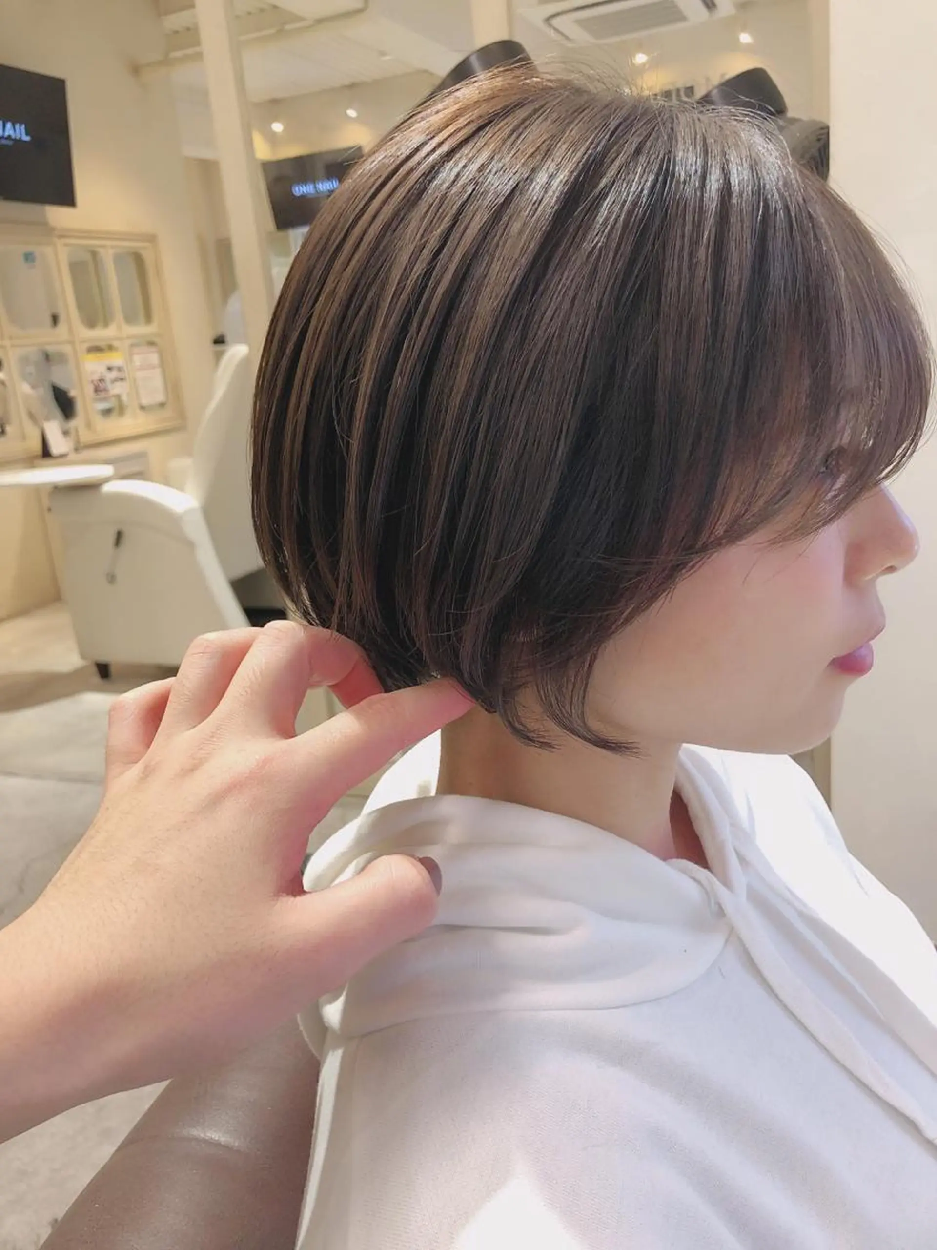 ショート ぱつっとボブ 古家 佑真のヘアスタイル