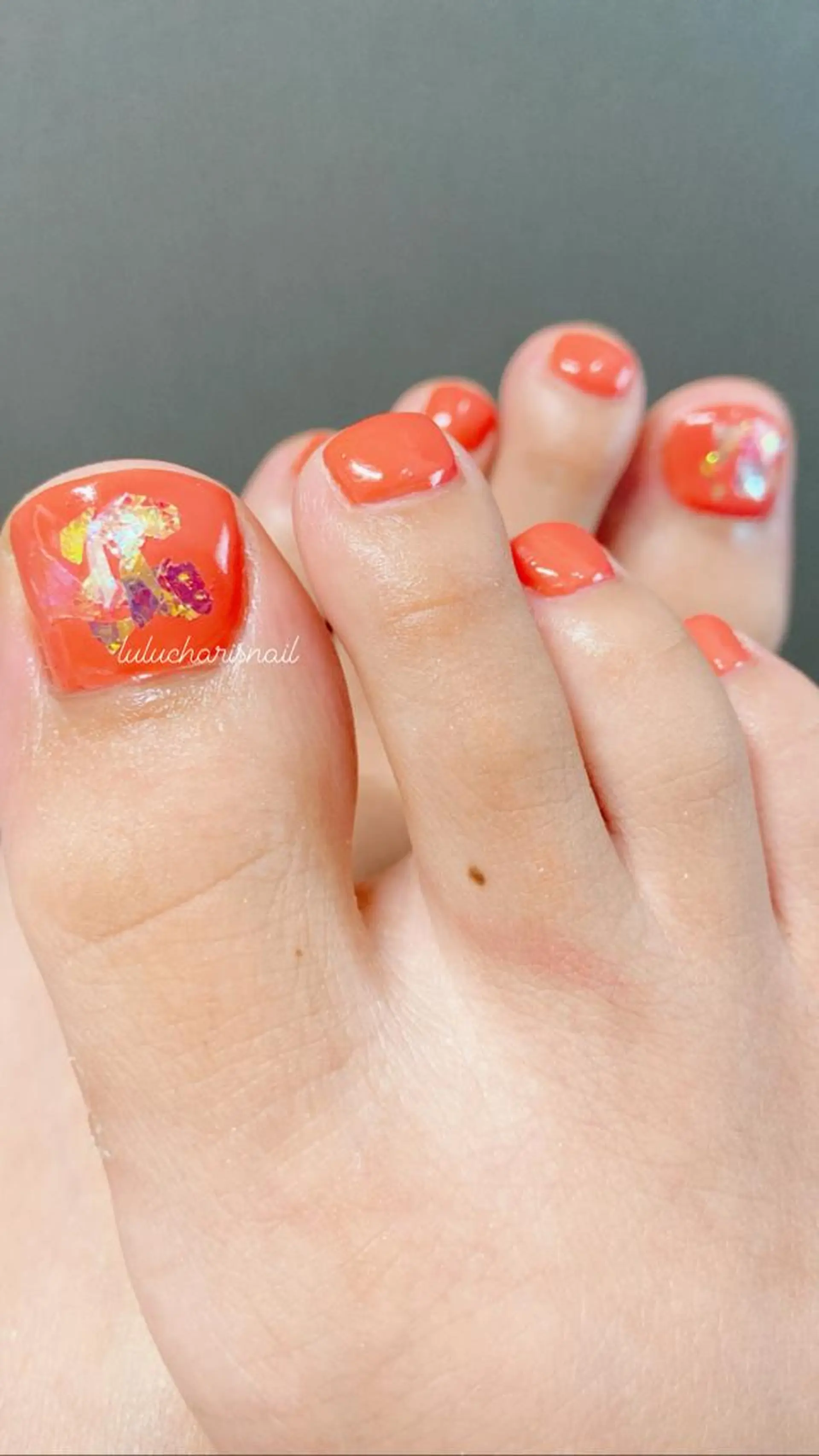 ネイル フットネイル フットネイル Lulu charisu所属・lulucharis nailのネイルデザイン